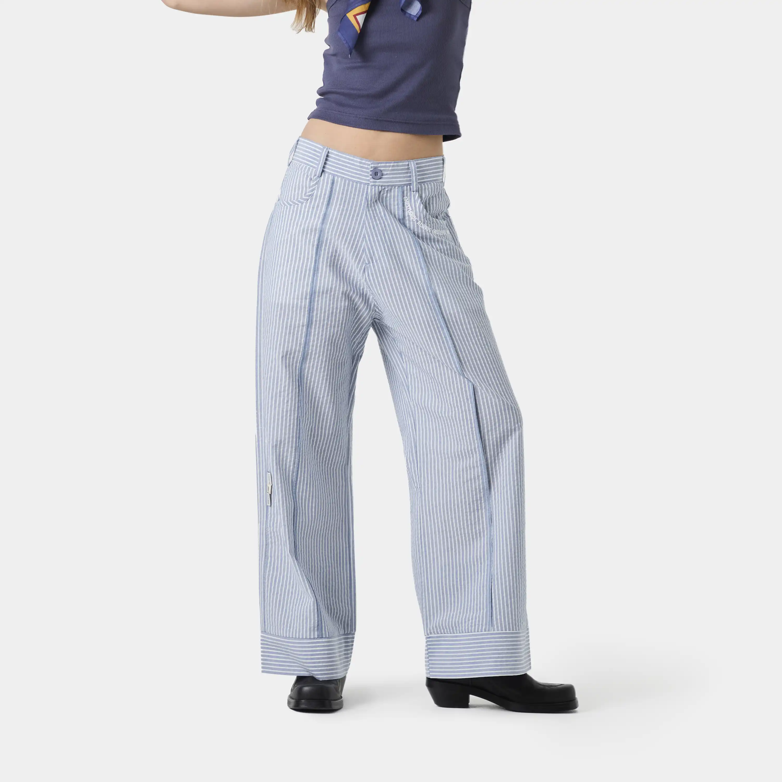 Striped Frost Baggy Pants