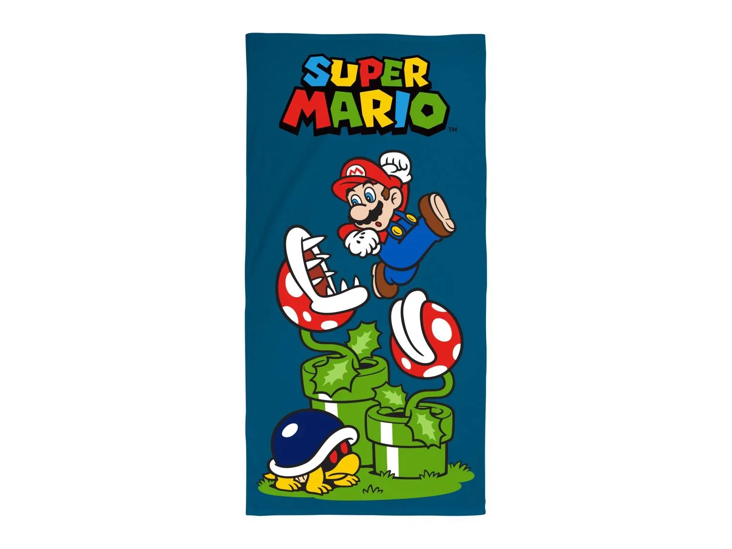 Serviette de plage enfant Super Mario ou Minecraft