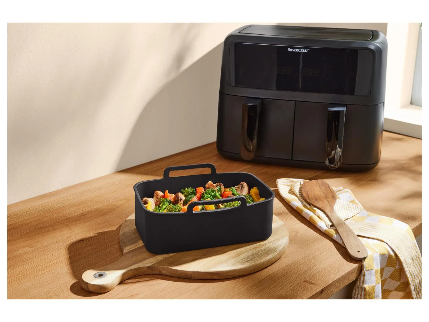 SILVERCREST Moule en silicone pour friteuse  air chaud