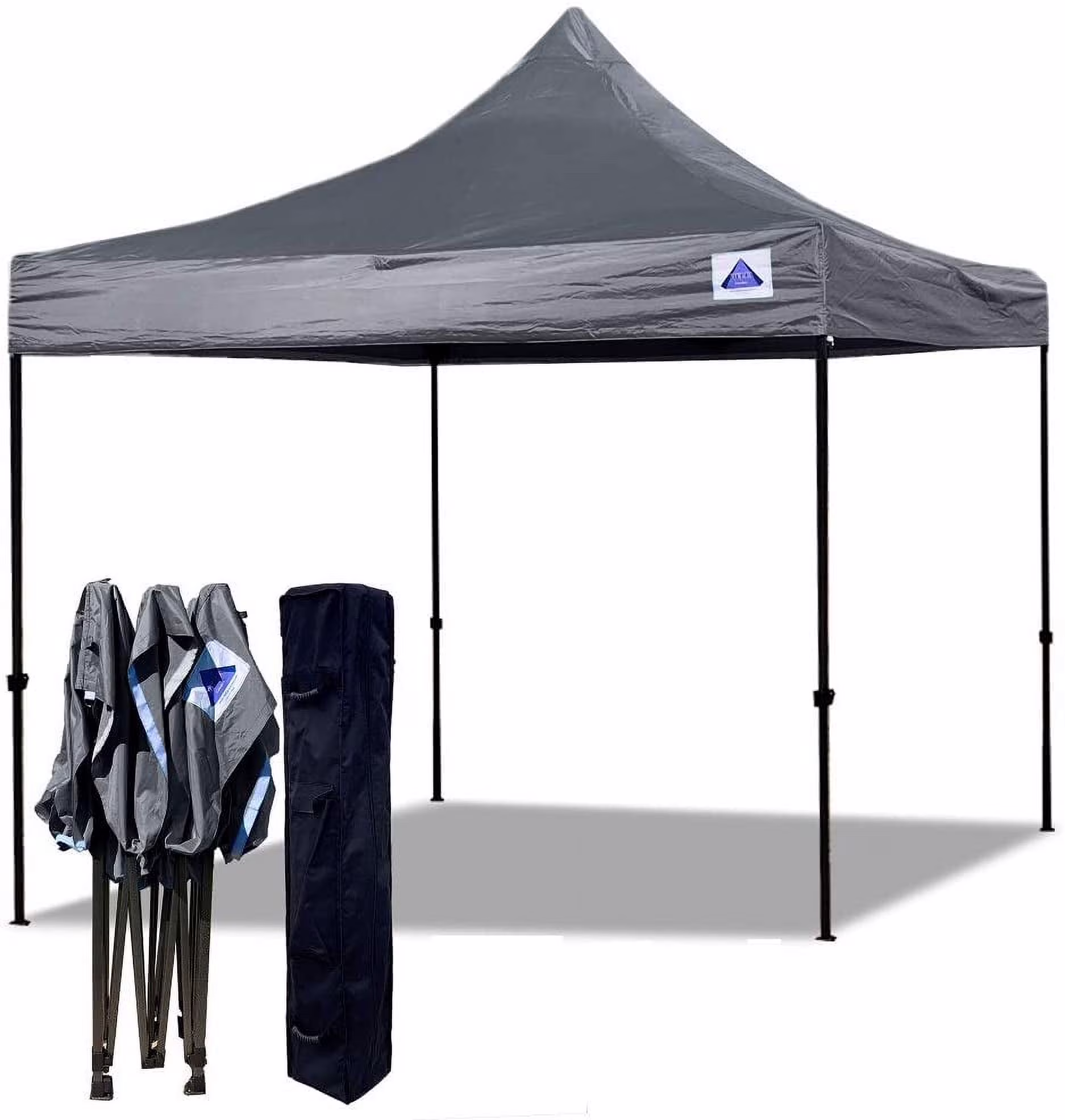 EZ Pop Up Canopy Tent Instant Shelter w Wheel Bag + 4 Sand Bags 10'x10' Navy Blue D Model(Navy Blue) Image 5
