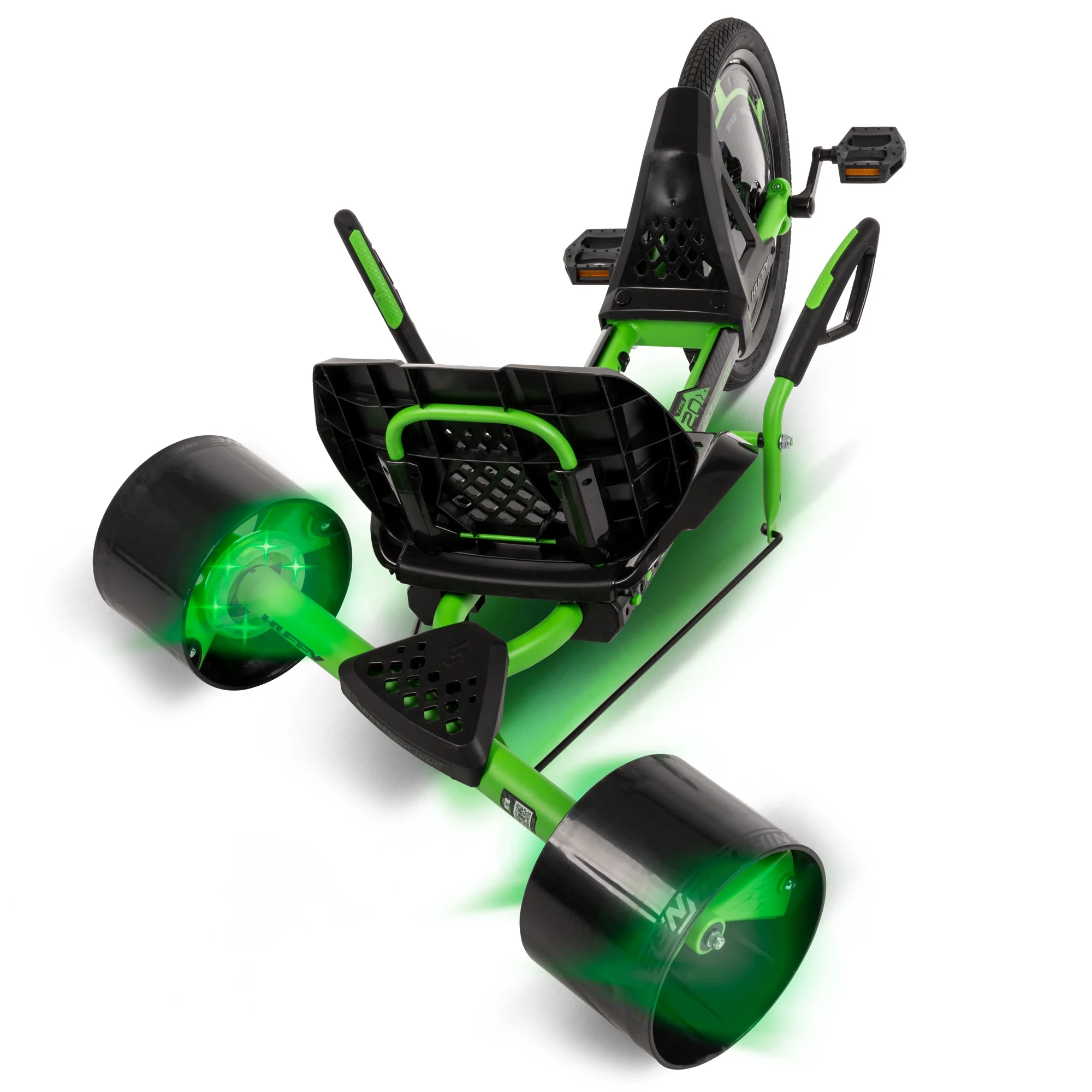 20" Green Machine Drift Trike, Fits Riders Ages 8+ Years, Drift and Spin, Green/Black, Unisex, Kids(20-Inch) - Image 6