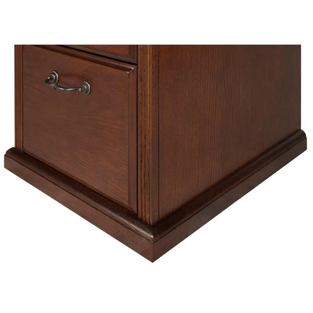Huntington Transitional Oxford 2 Drawer Wood File Cabinet Oak(Oak) - Image 9