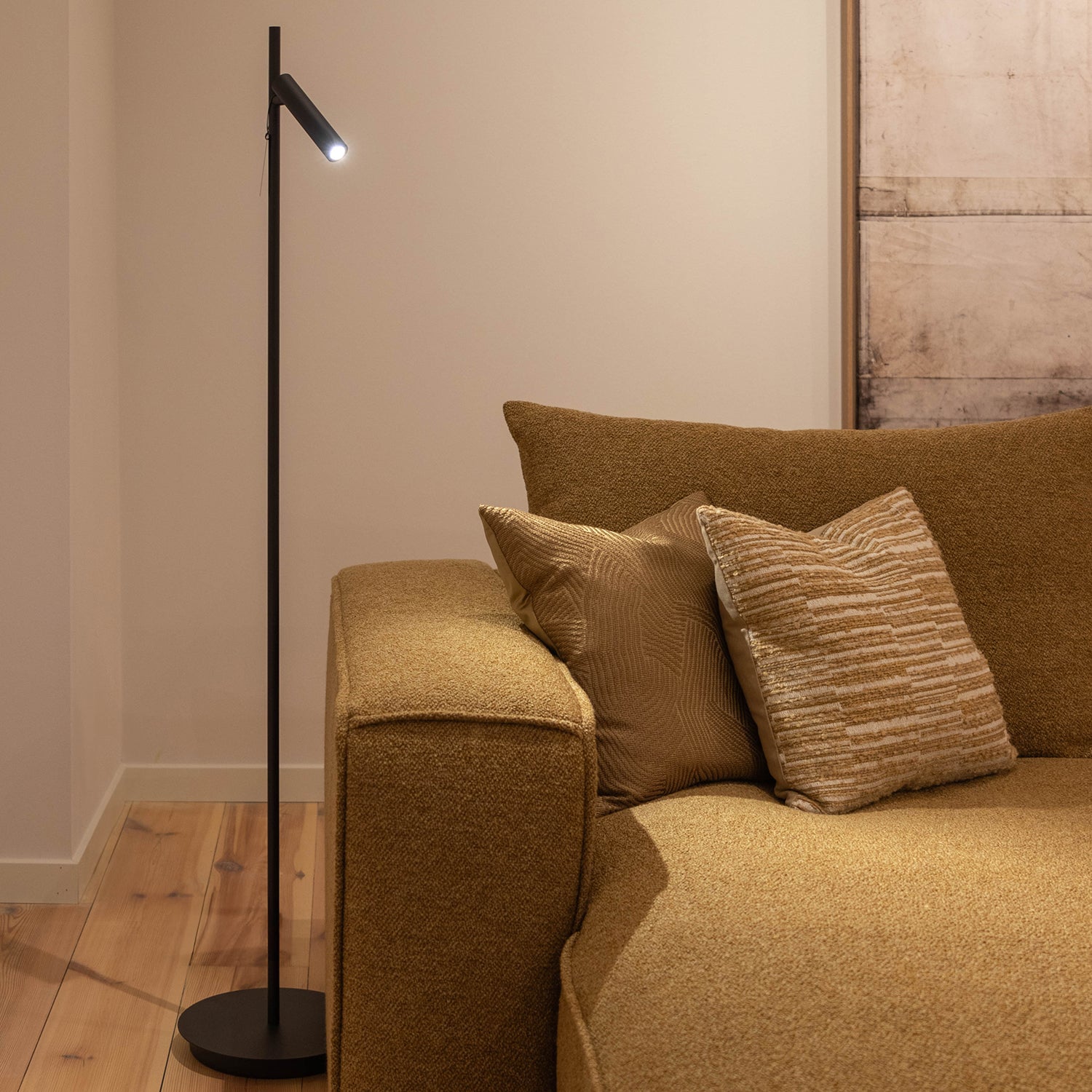 Atmooz Vloerlamp Statement - Zwarte Staande Lamp