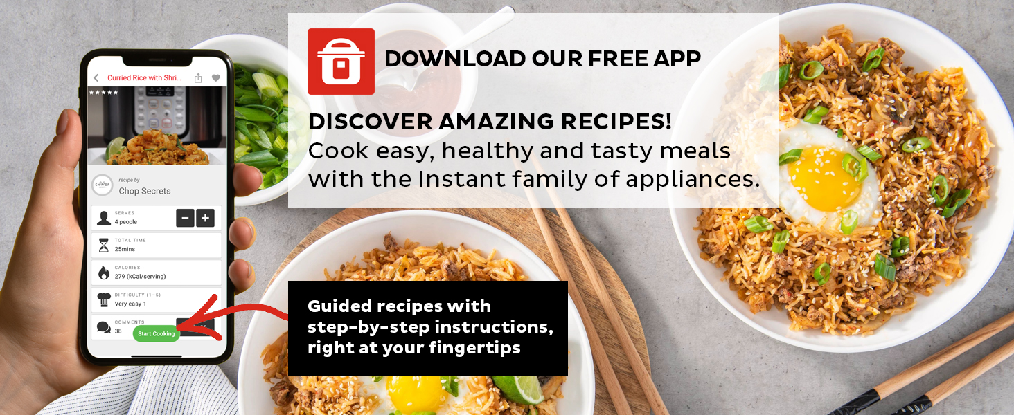 Application de recettes Instant Pot