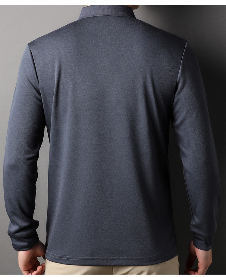 Polo homme décontracté à blocs de couleur 002