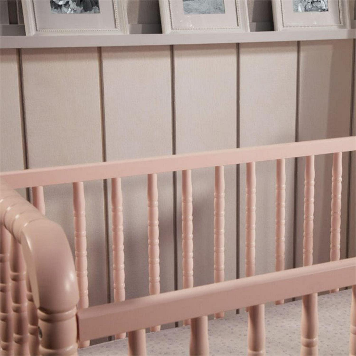 Jenny Lind 3-in-1 Convertible Crib in Pink Blush - Image 8