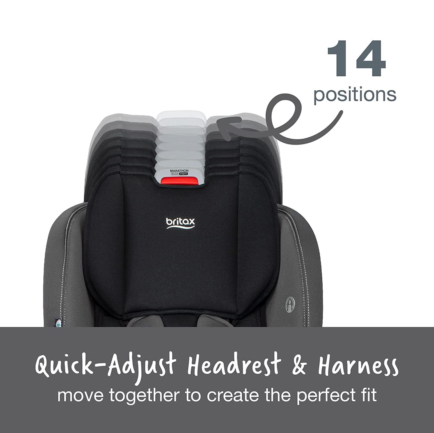 Britax Marathon Clicktight Convertible Car Seat. Mod Black Safewash