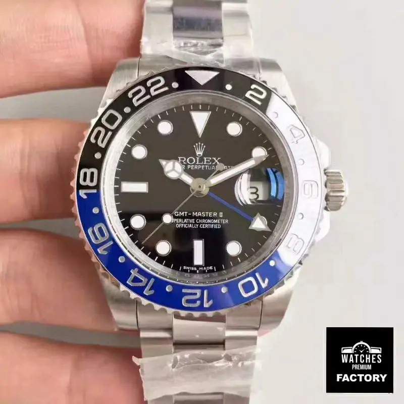 Rolex GMT Master II 116710BLNR Noob Factory V8 Black Dial