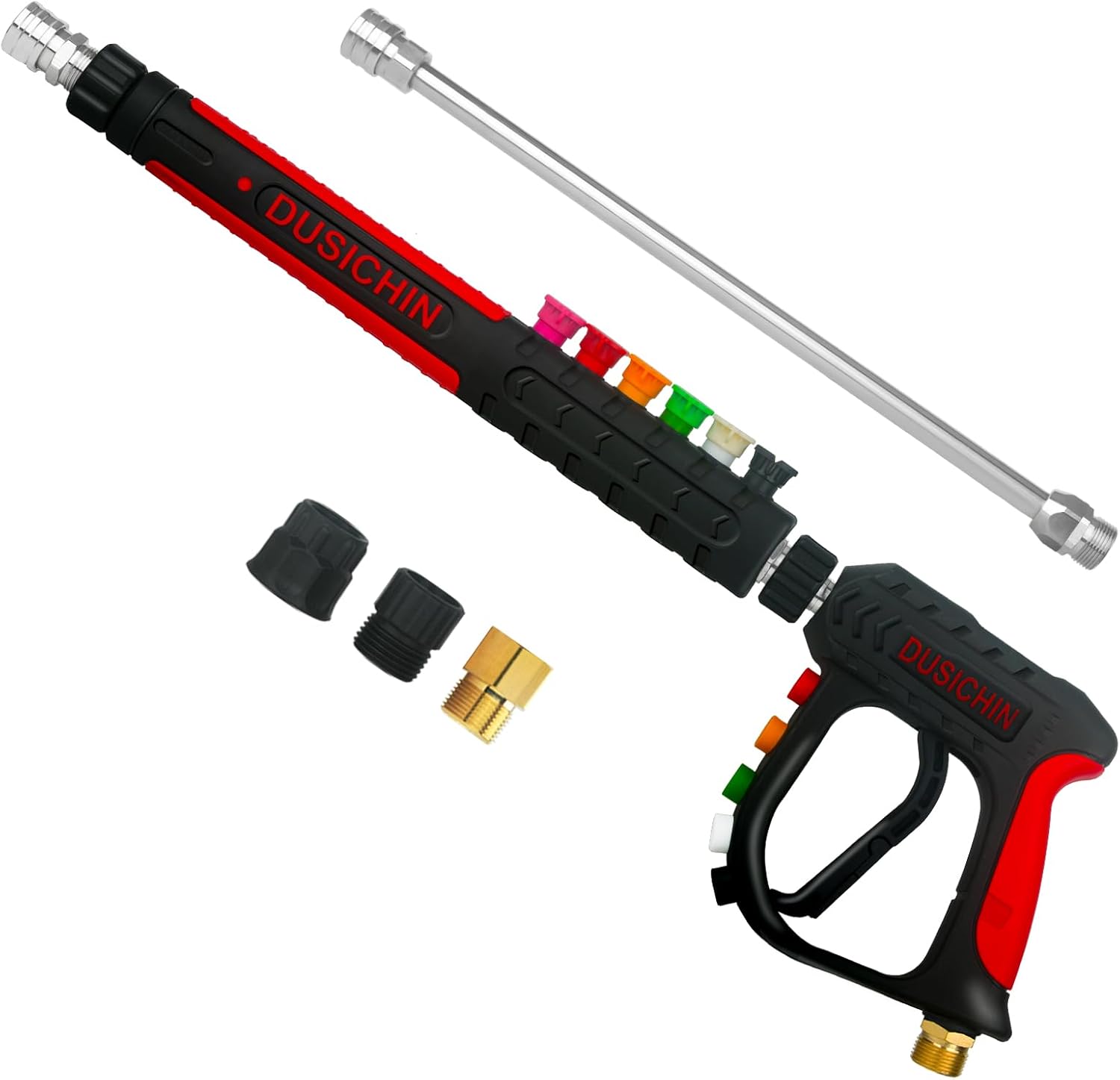 DUSICHIN Pressure Washer Accessory Gun Long Wand