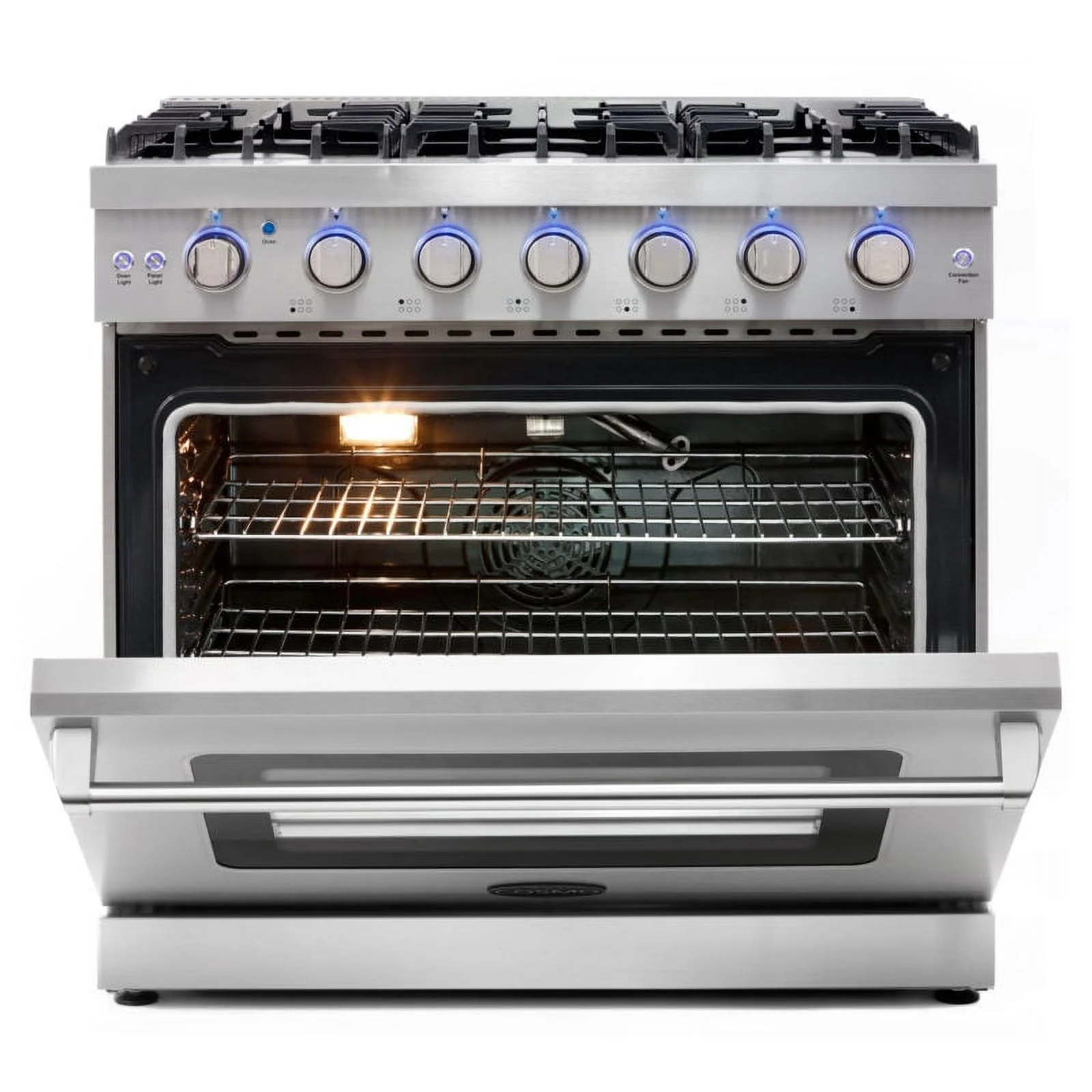 36 Inch 6 Cubic Foot Gas Range Convection Oven with 6 Italian Burners(with out Range Hood) - Image 9