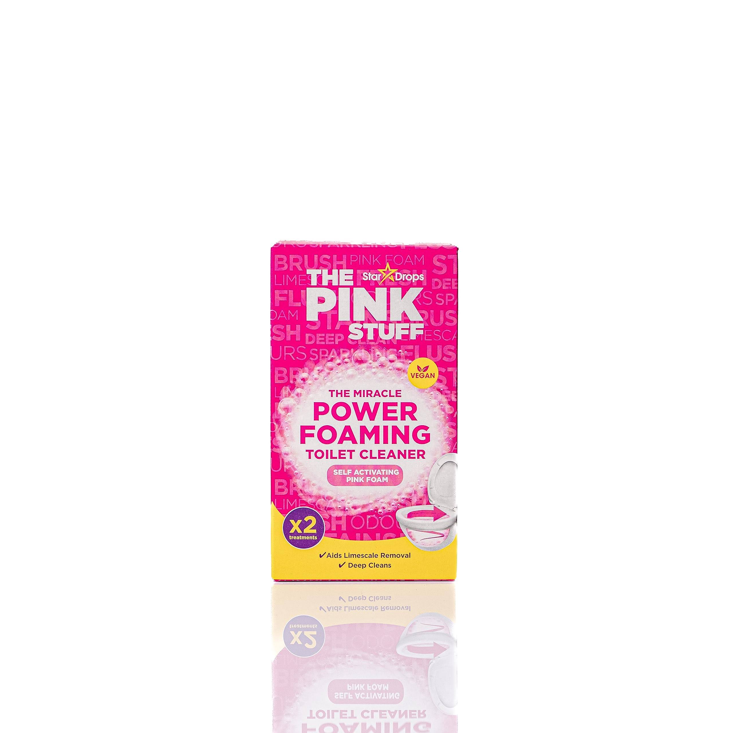 The Pink Stuff The Miracle Power Foaming Powder for Toilets Bathroom Cleaner - 7 oz