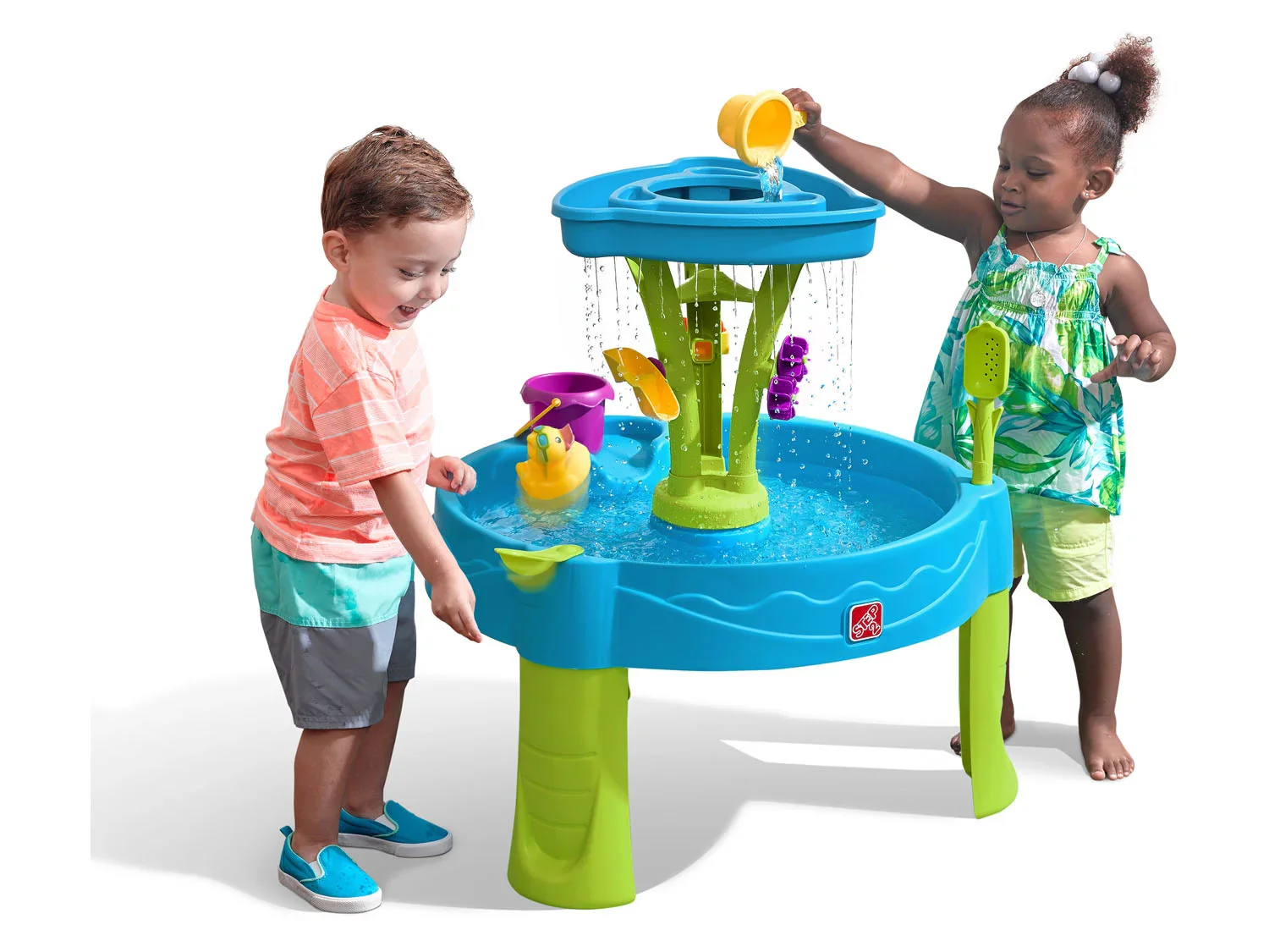 Step 2 Table  eau Summer Showers Splash Tower