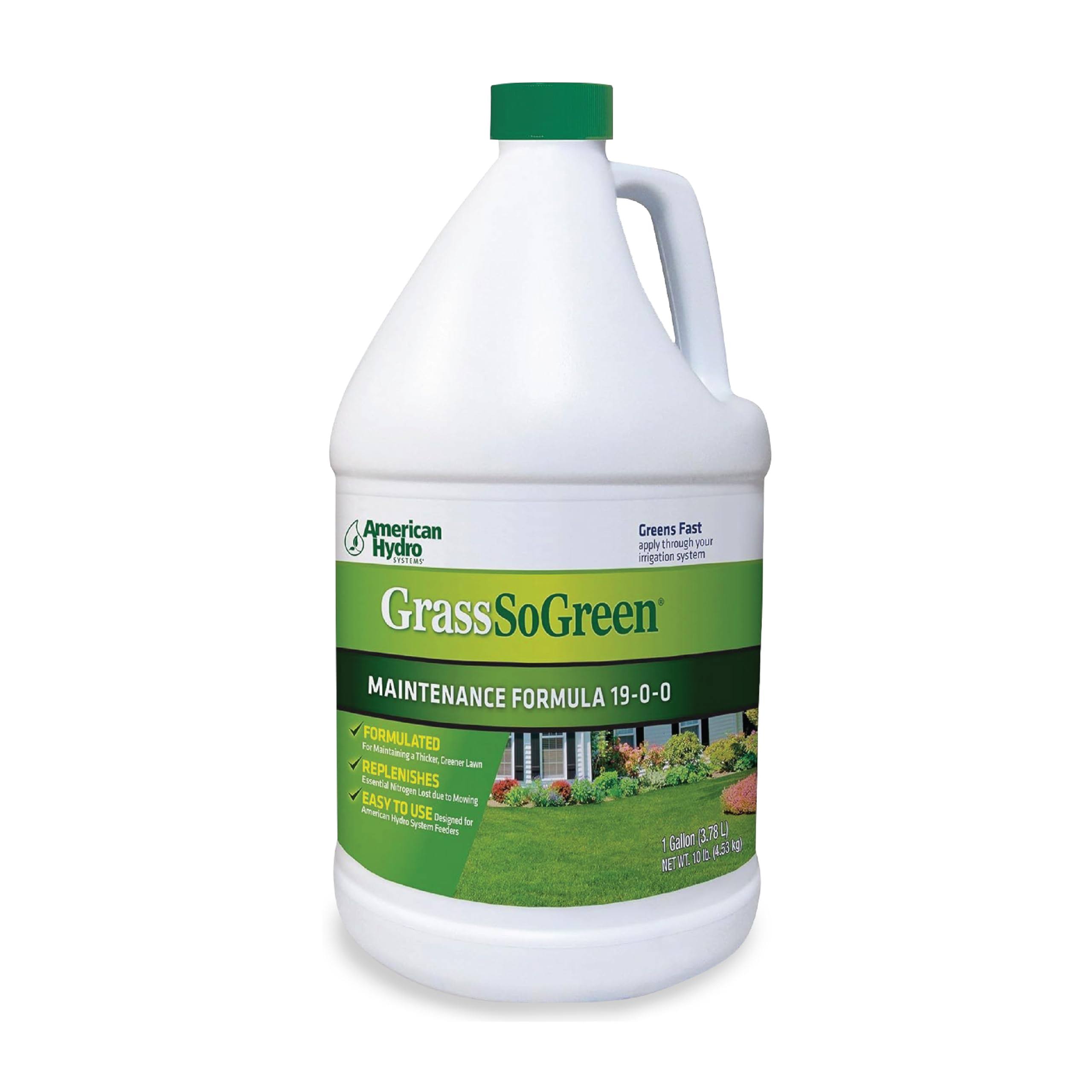 American Hydro Systems 2655 GrassSoGreen Fertilizer Maintenance Formula 19-0-0 1 Gallon