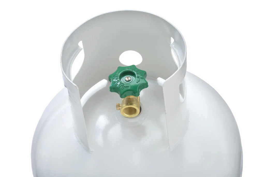100 lb Steel Propane Tank Cylinder POL Valve (Ships Empty) - Image 2