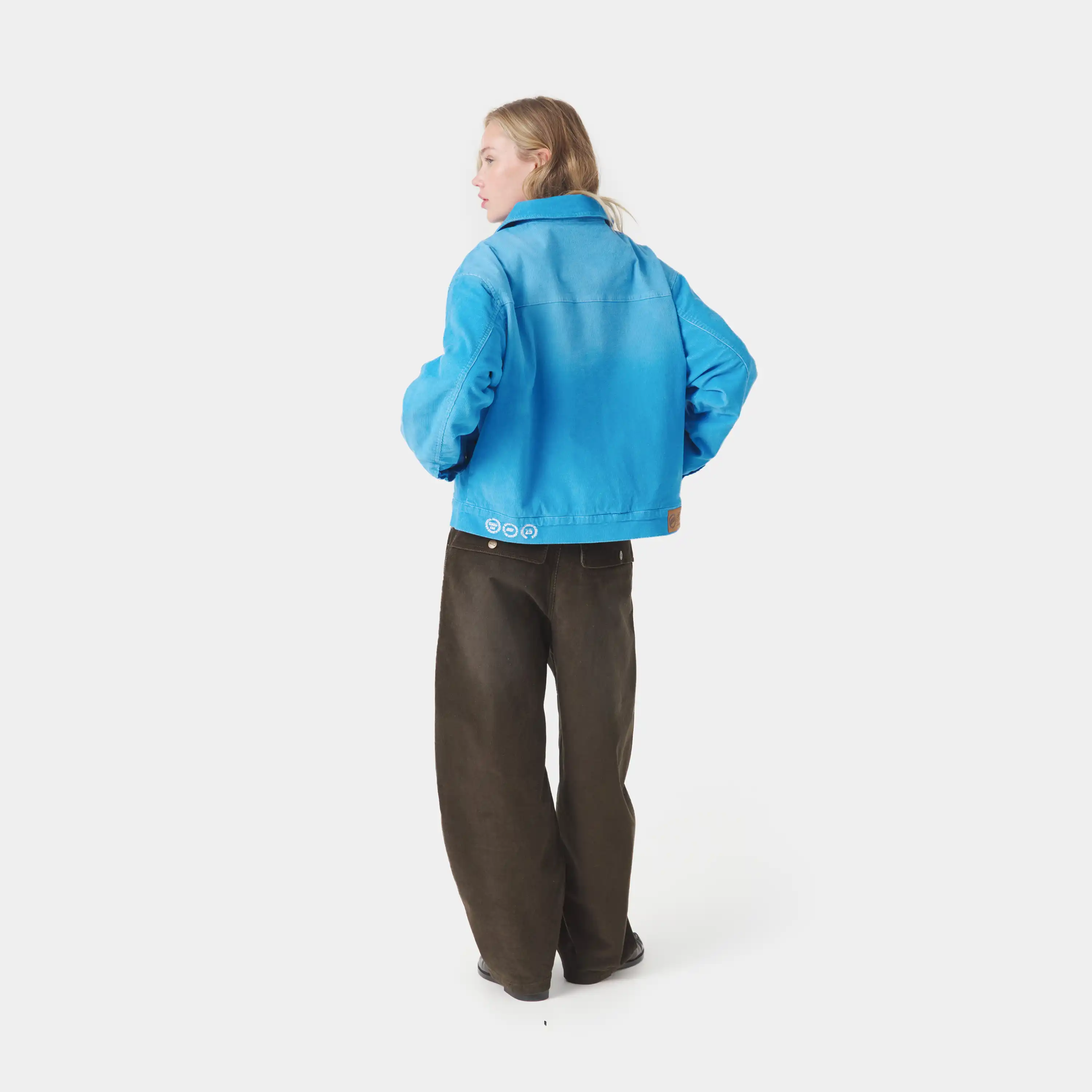 Core Corduroy Cobalt Coat