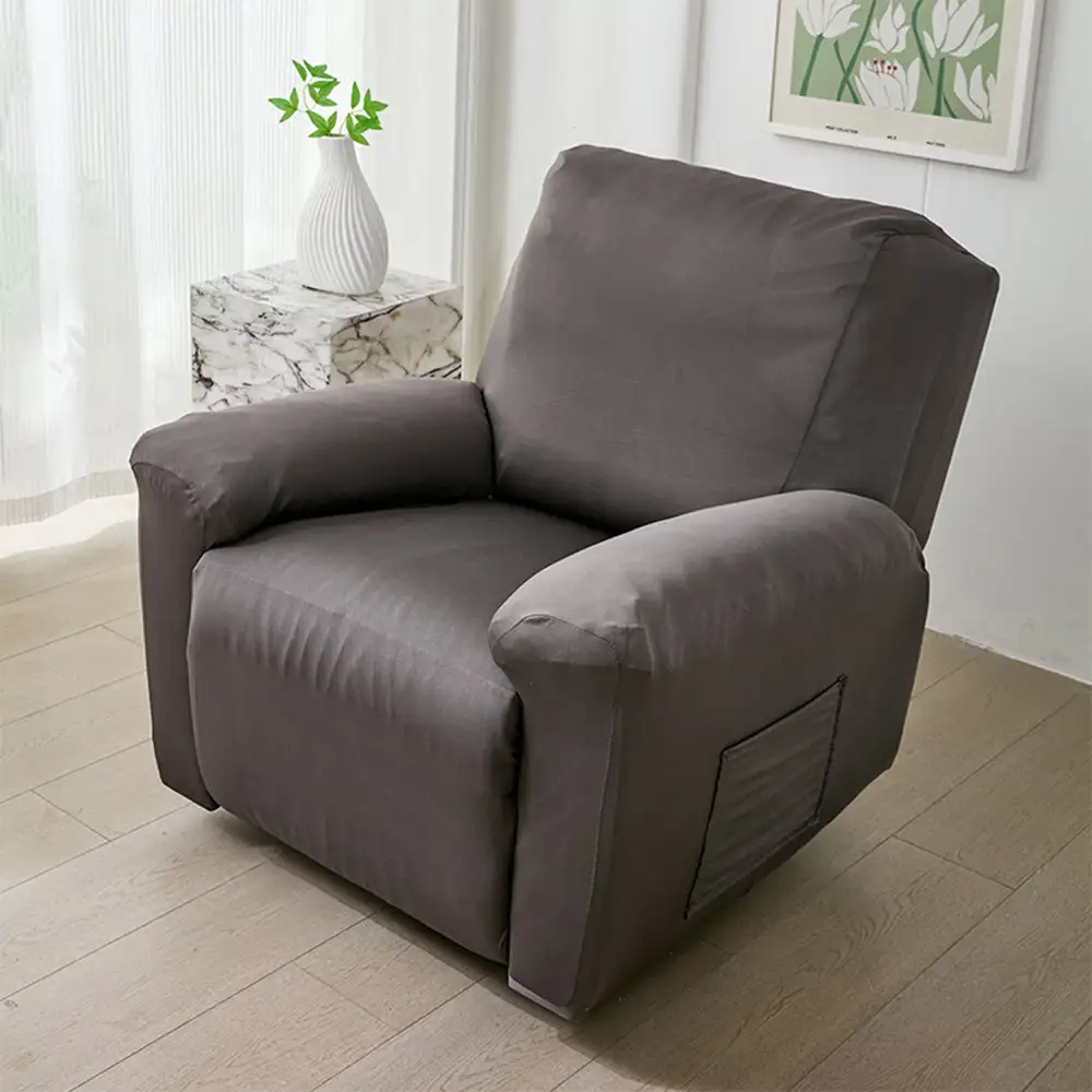Water-Repellent Scratch-Resistant Elastic Full-Coverage Recliner Couch Cover