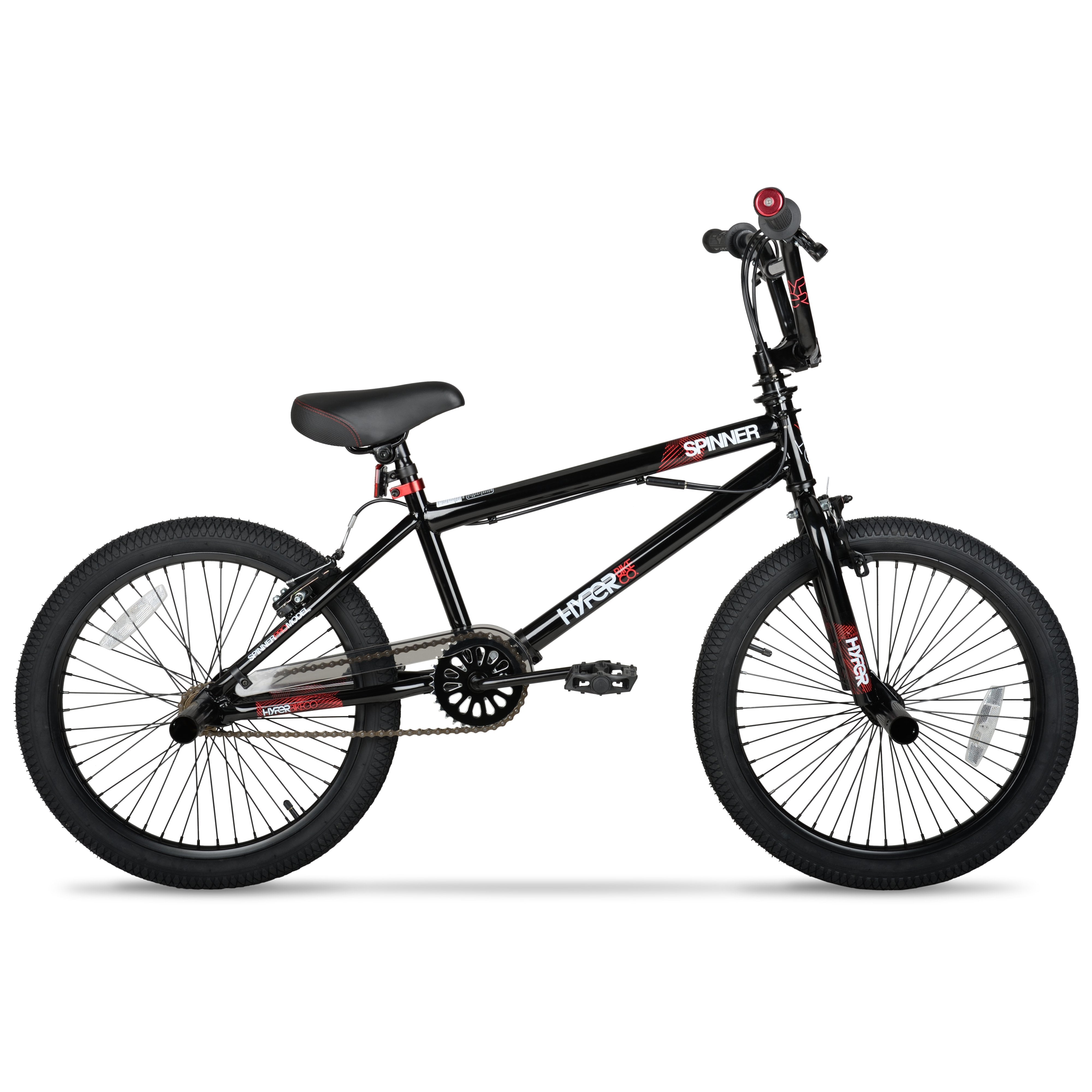 Bicycle 20 In. Boys Spinner BMX Bike. Kids. Black