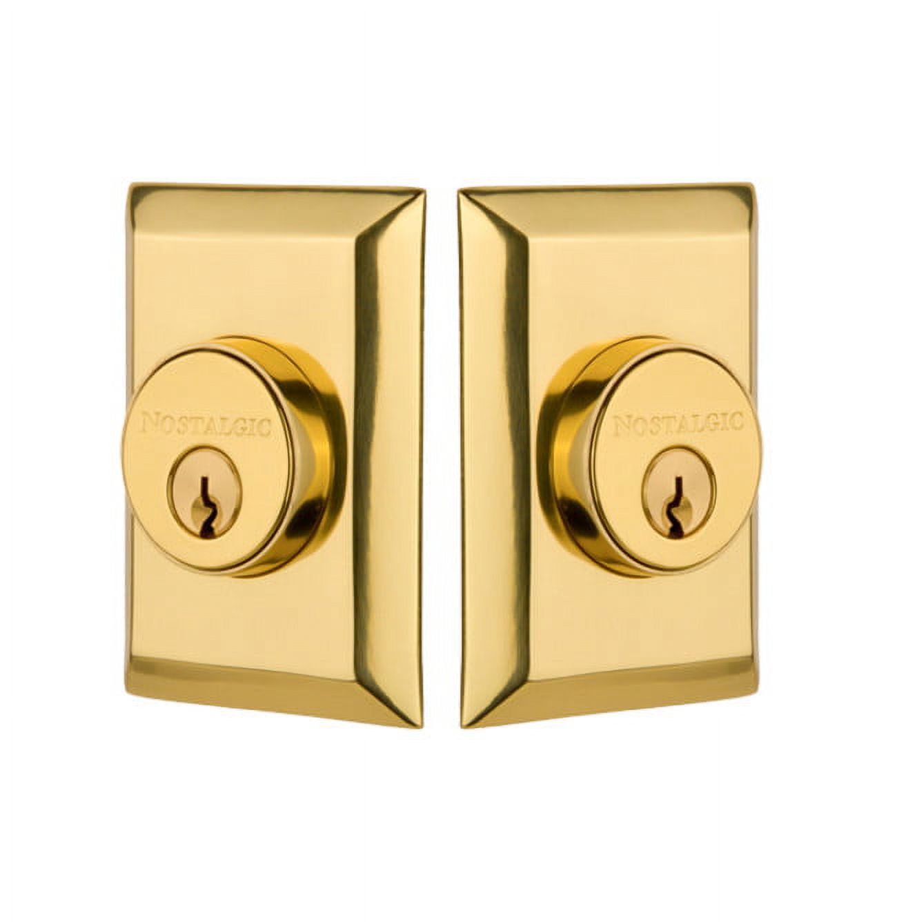 Nostalgic Warehouse Nyknyk_2Cyl_234_Na New York Solid Brass Double Cylinder Deadbolt -(Satin Nickel)