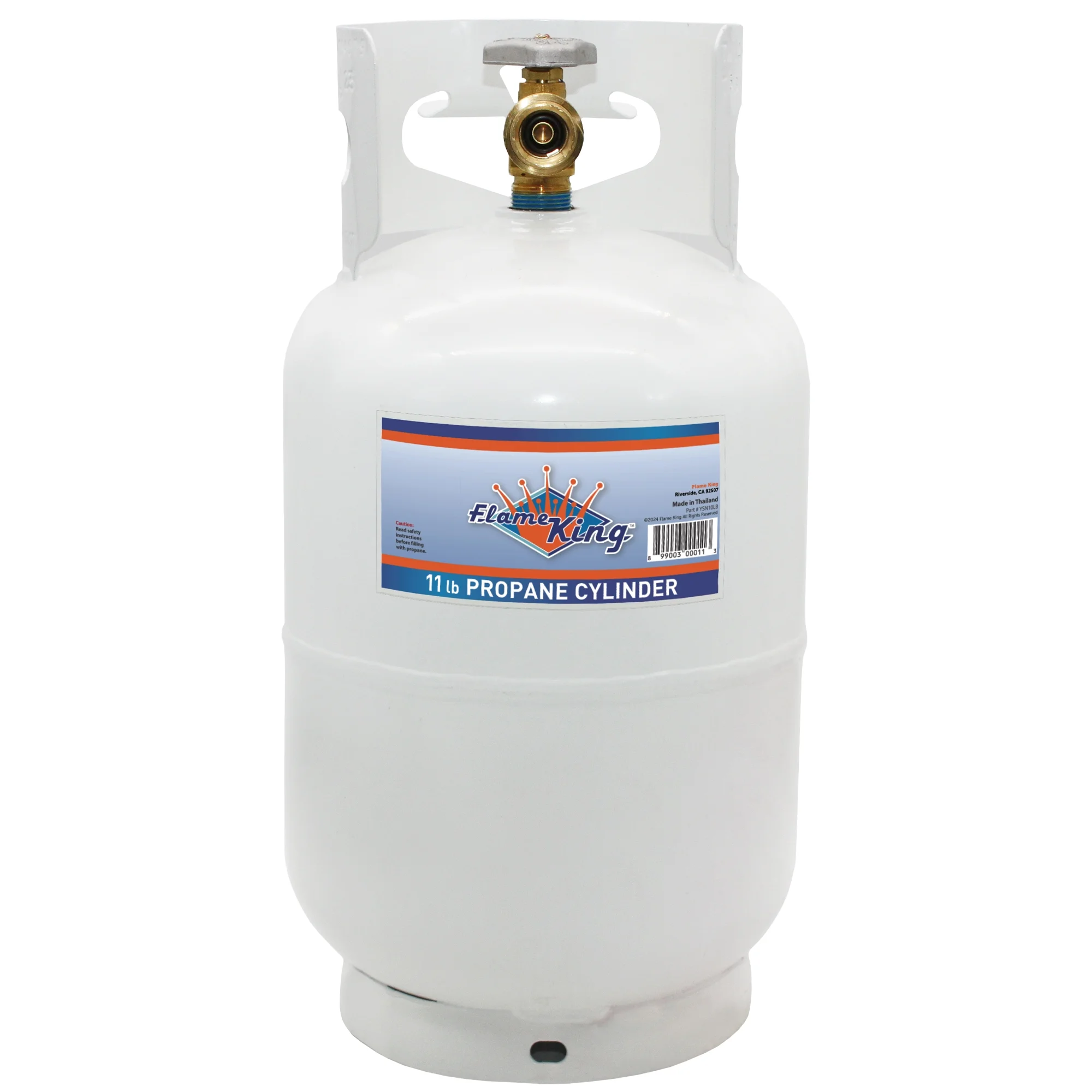 10LB Empty Steel Propane Tank LP Cylinder w/ Type1 OPD Valve, for Grills BBQs - Image 3