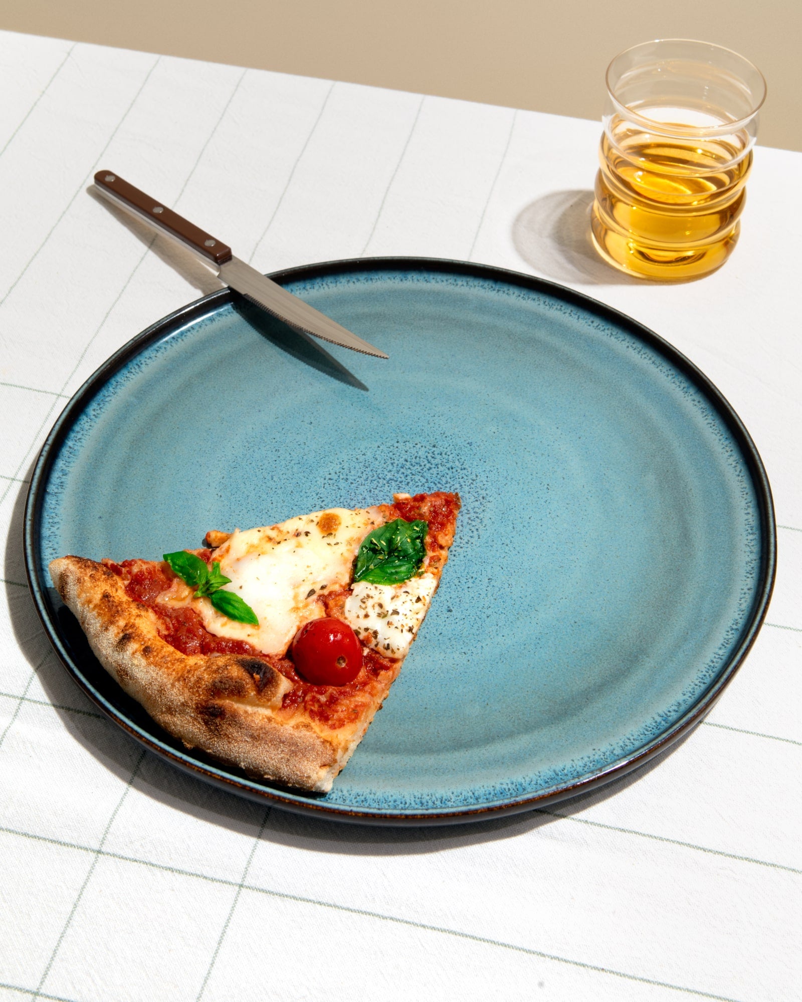 MADEIRA - PIZZA PLATE GREEN-BLUE