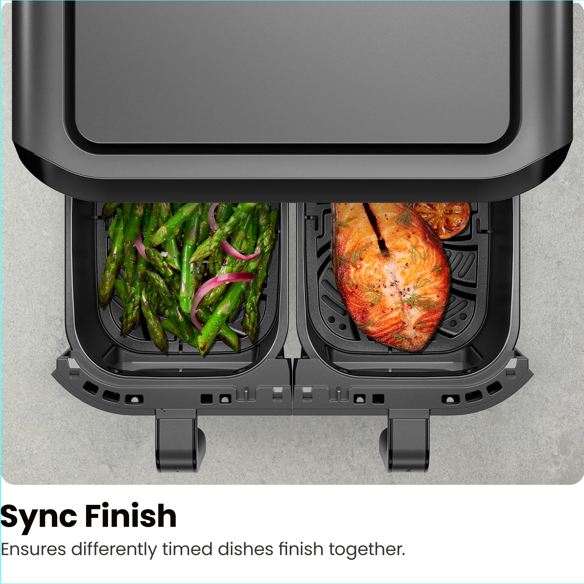 Double-Basket Air Fryer - 9 Quart