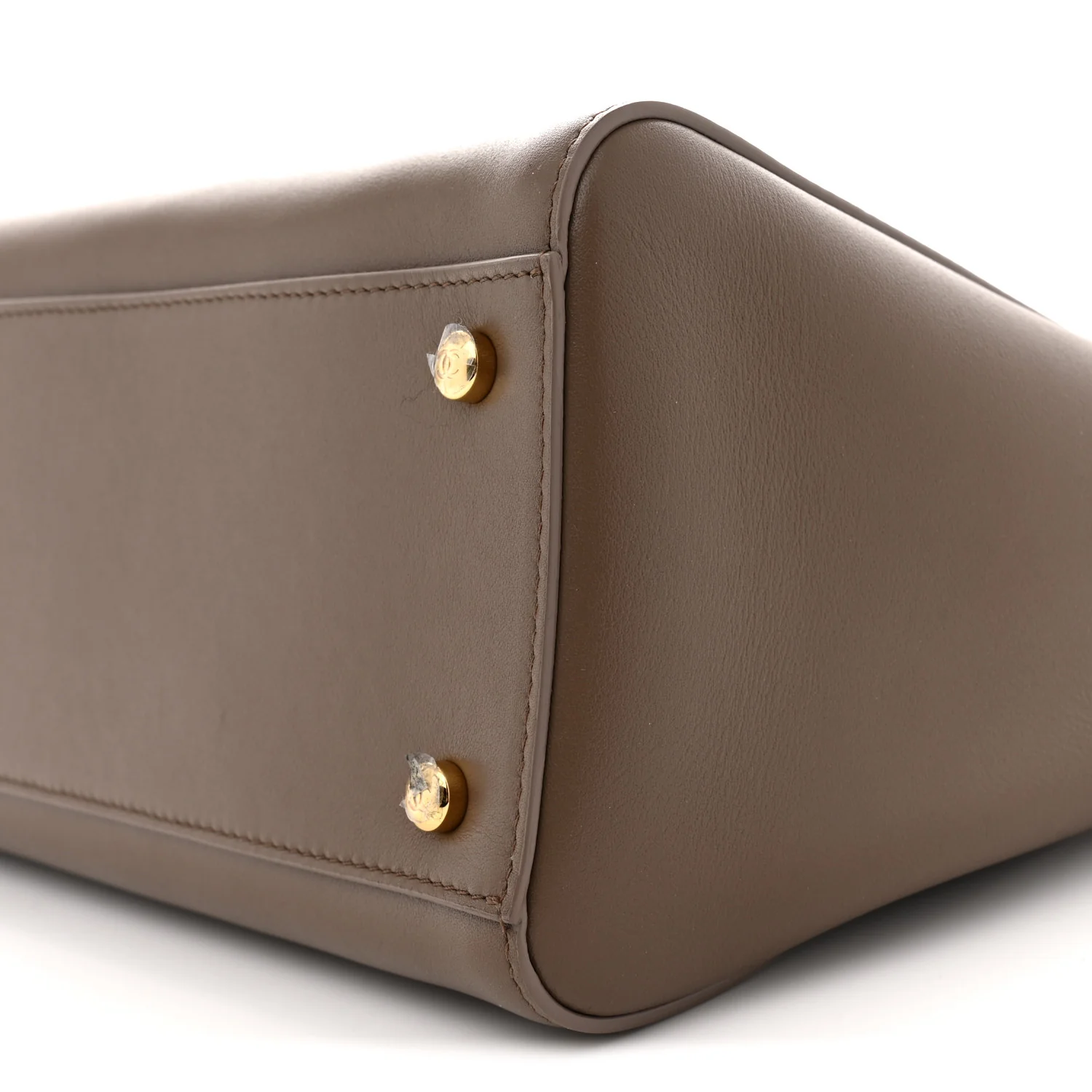 Calfskin Archetype Small Shopping Tote Brown