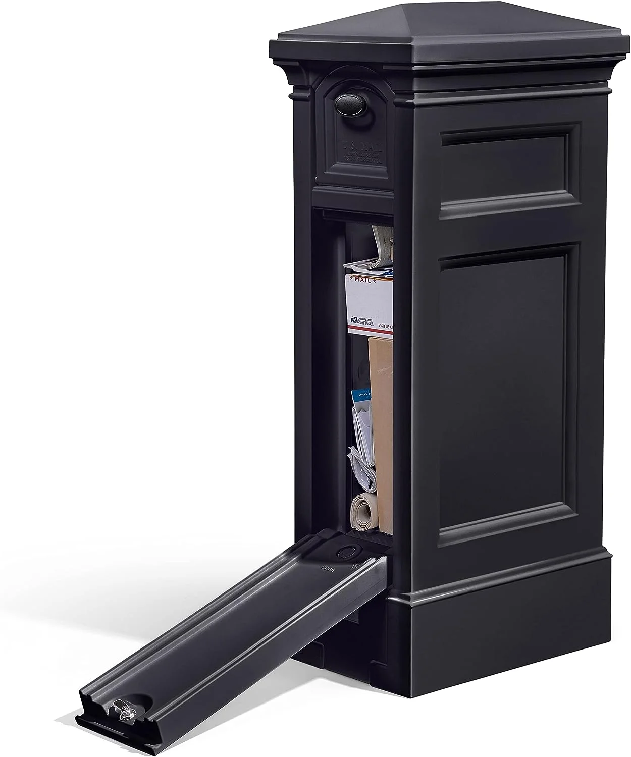 Step2 Atherton Reserve Black Mailbox with Package Storage