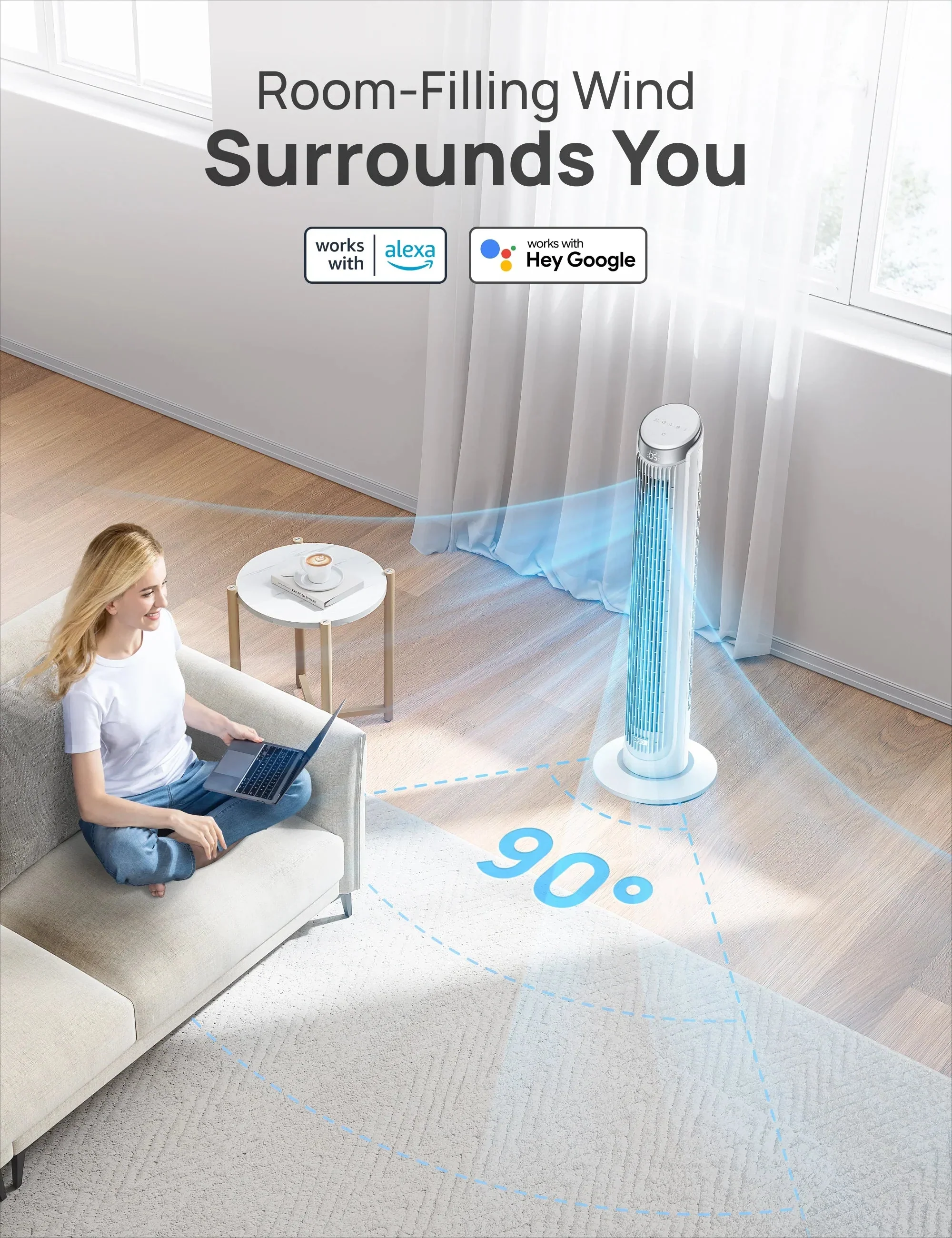 Smart Tower Fan Cruiser Pro T3S