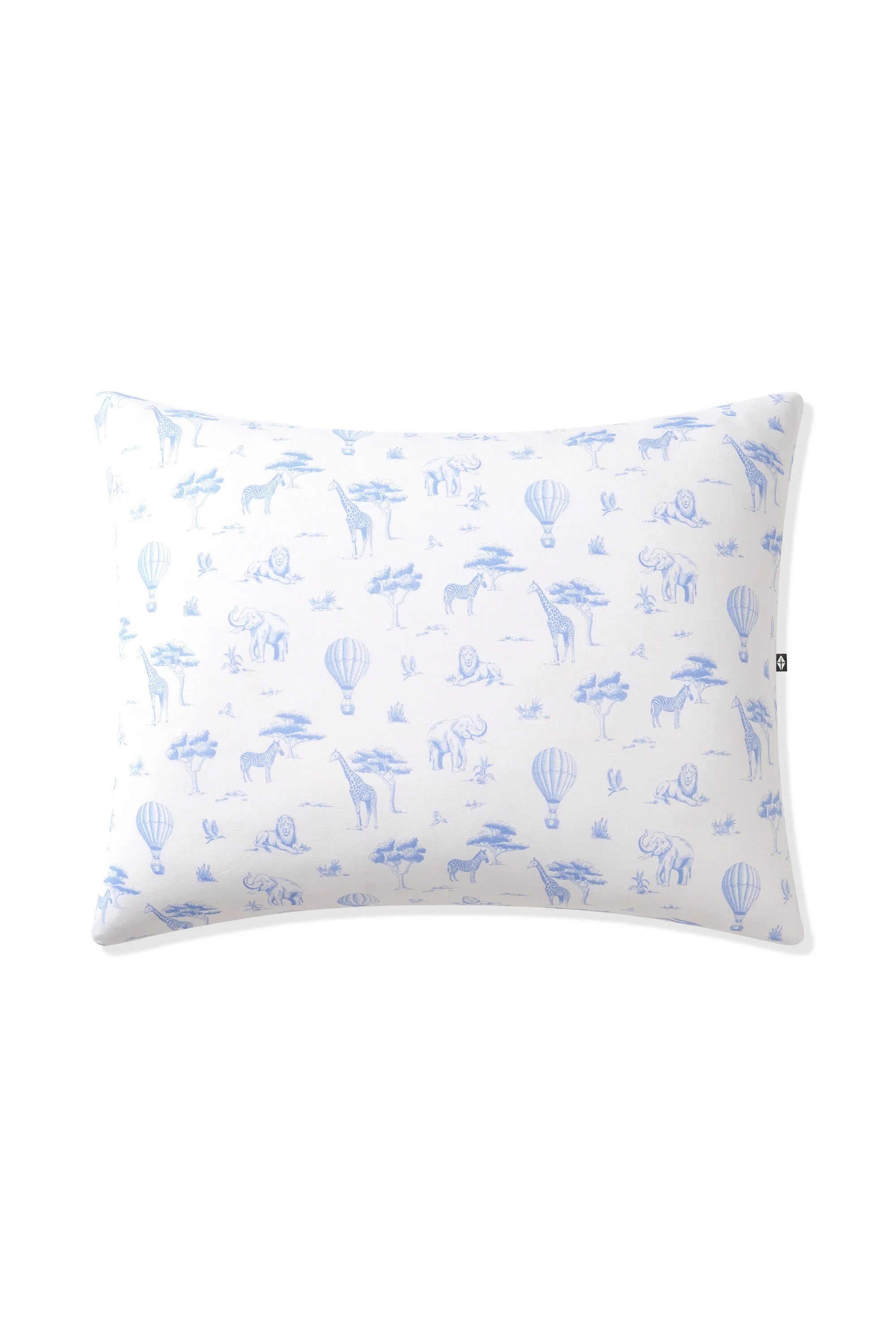 Toddler Pillowcase in Toile Safari