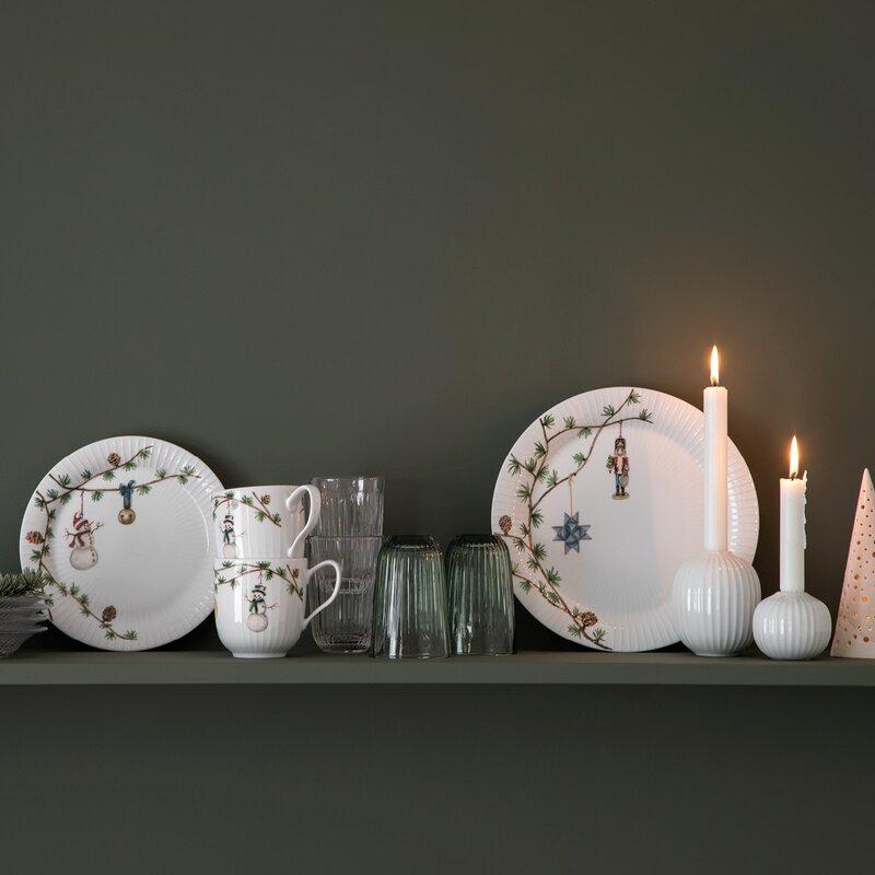 Hammershøi Christmas tallerken 22 cm 2 stk