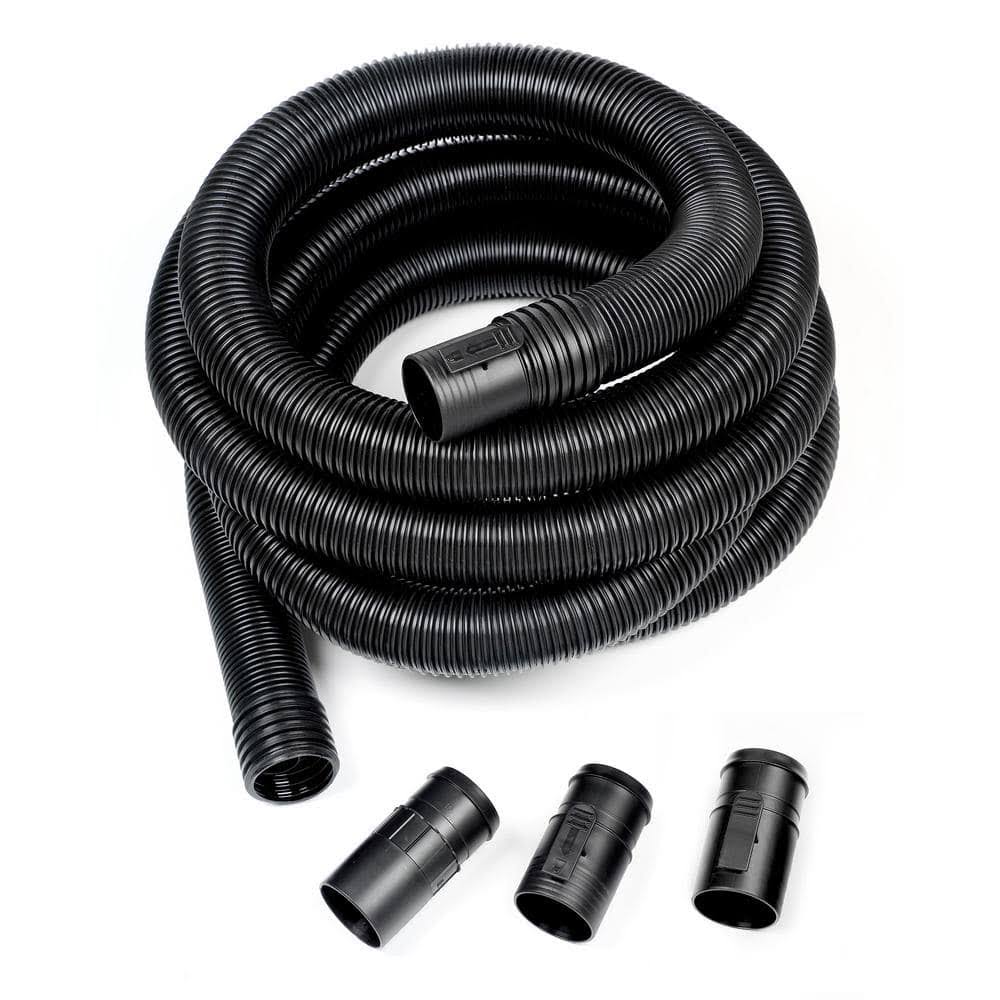 Ridgid 2-1/2 in. x 20 ft. Dual-Flex Tug-A-Long Locking Vacuum Hose for Wet/Dry Shop Vacuums