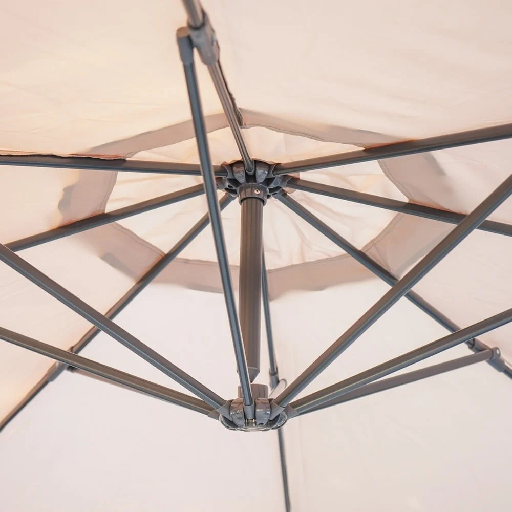 Siesta Outdoor 9.7-foot Canopy Umbrella by Grey(Gray) - Image 3