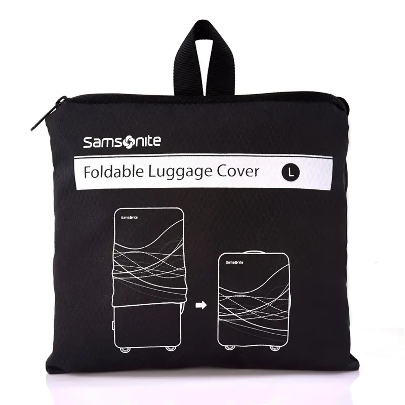 Black Large Foldable Luggage Cover Luggage Accessories | 1709-KJRLP - SAMSONITE OUTLET