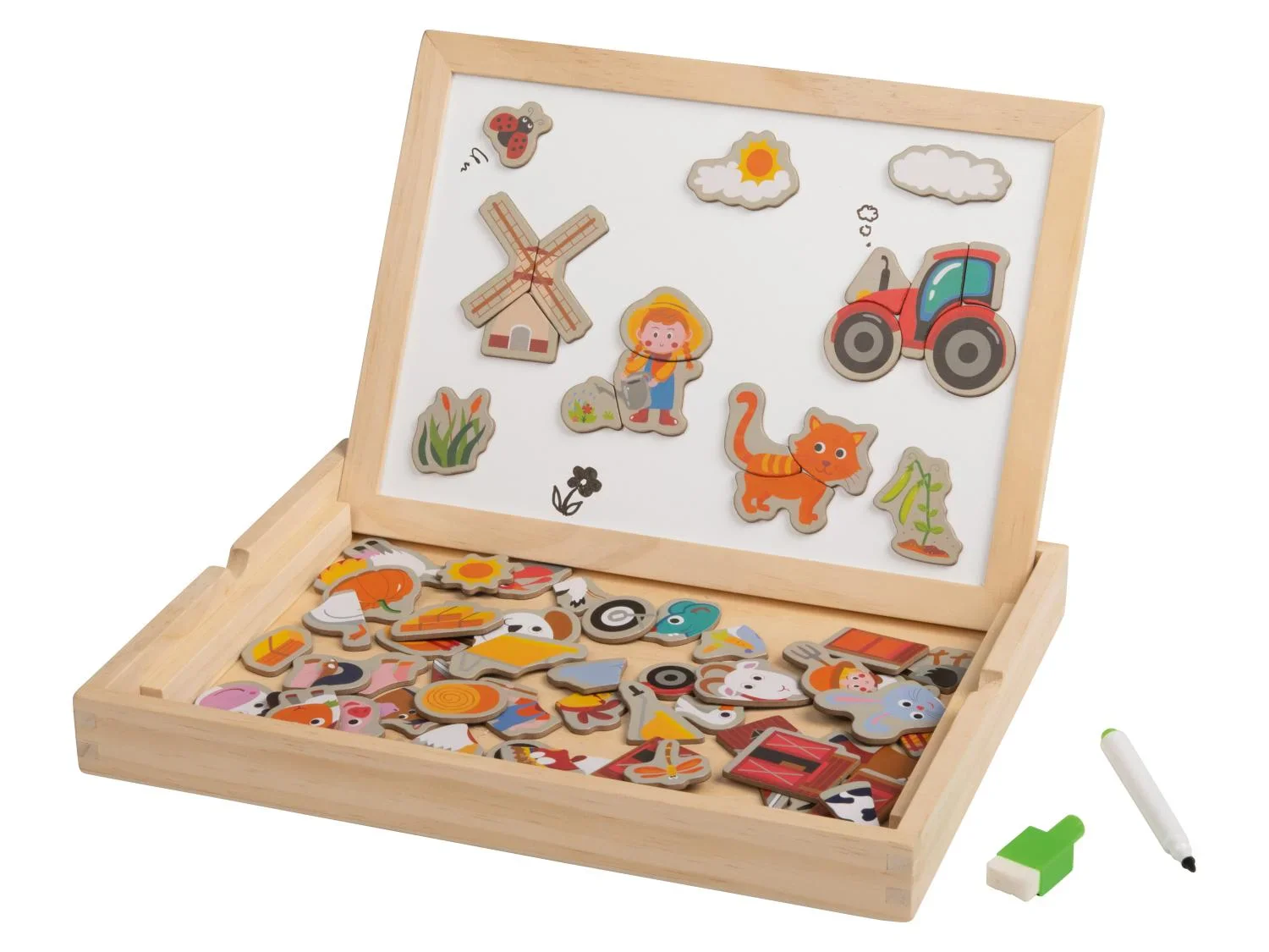 lupilu Planche  verrous ou Malette tableau magntique