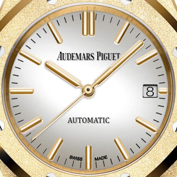 [Super Clone]Audemars Piguet Royal Oak Frosted Gold Selfwinding Ref. # 15454BA.GG.1259BA.02