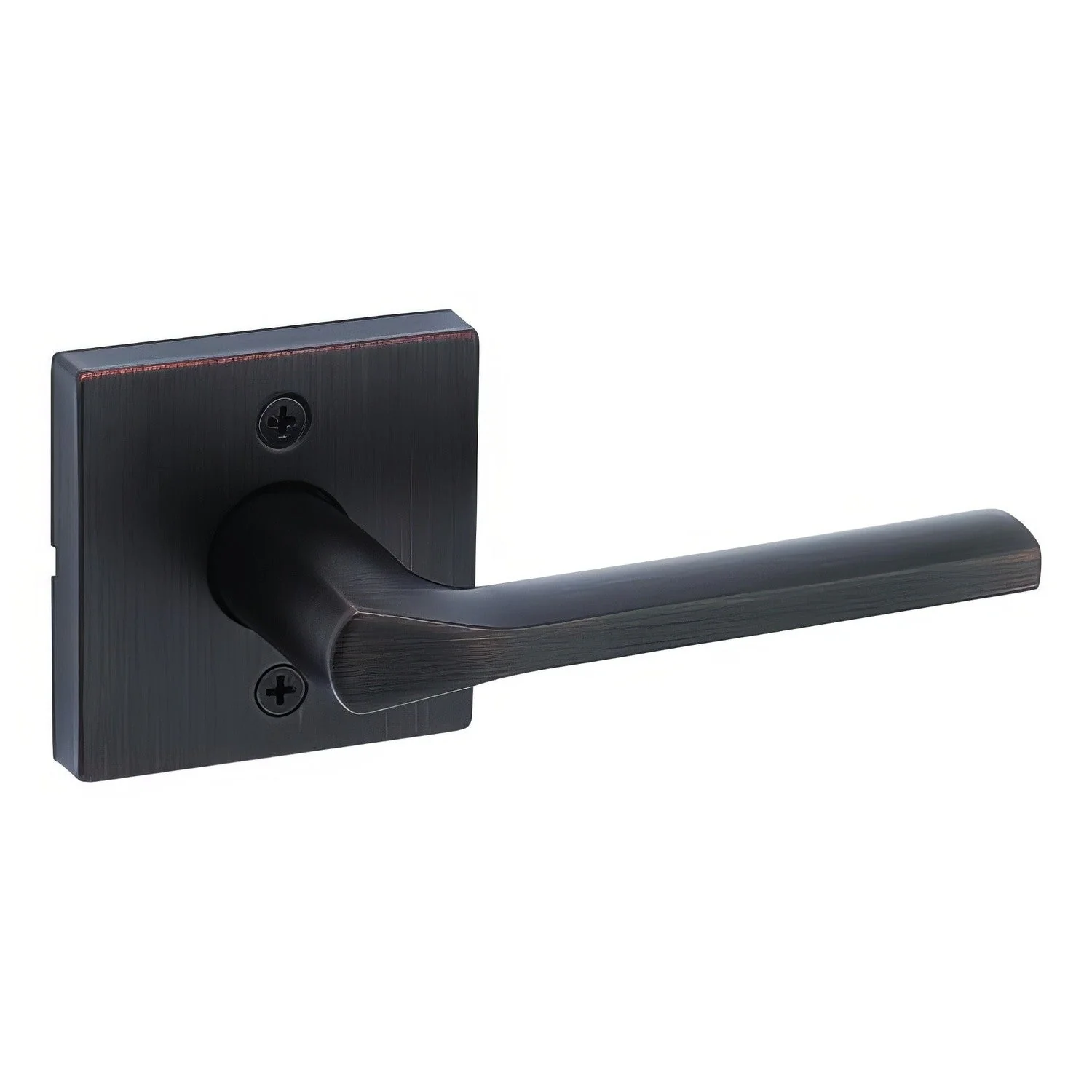 Kwikset 788LSLSQT Lisbon Dummy Door Lever with Square Rose - TA Screen Specialist, Inc.