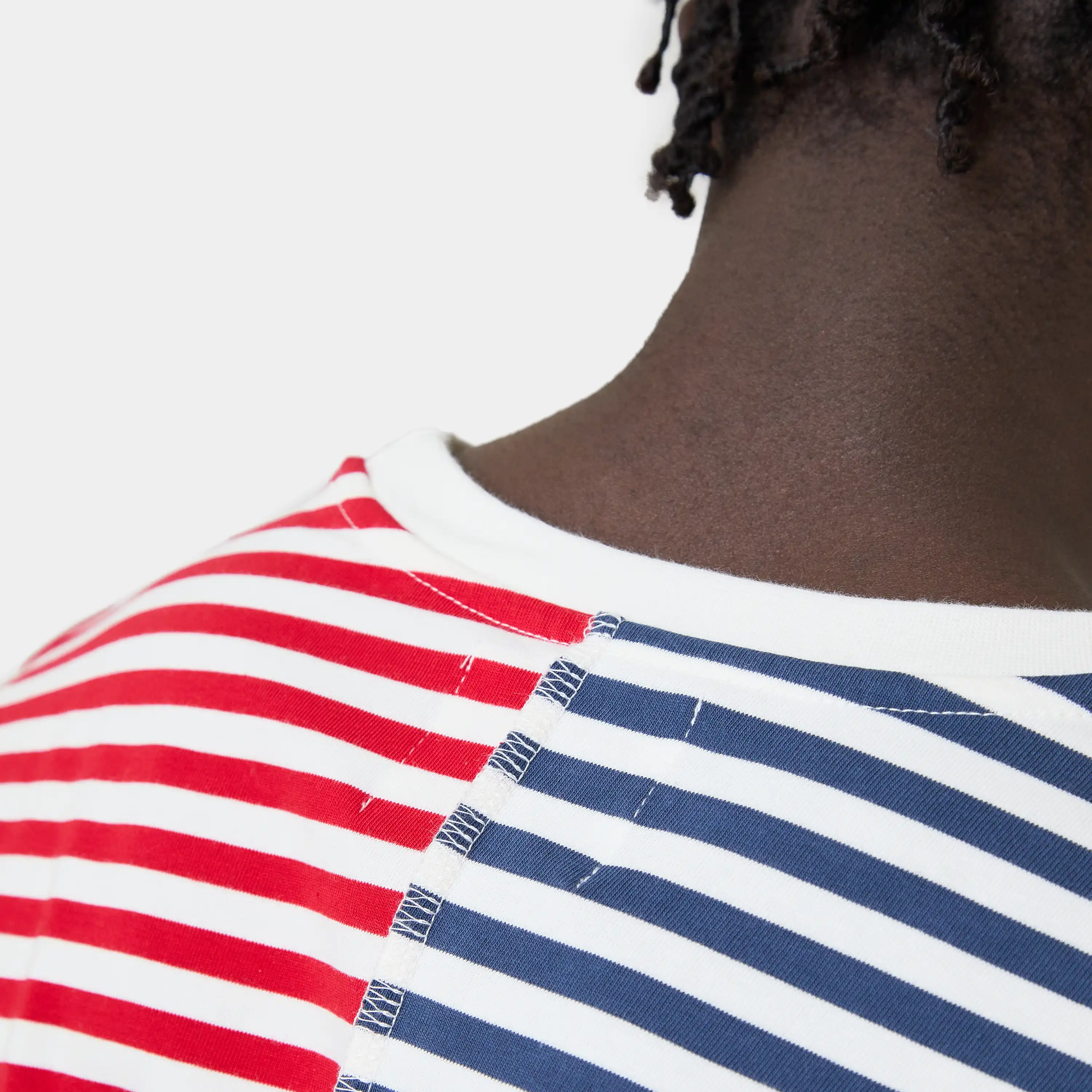 Roguish Navy Striped Long Sleeve