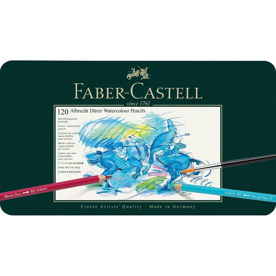 Crayons aquarelle pour artistes, boîte de 120