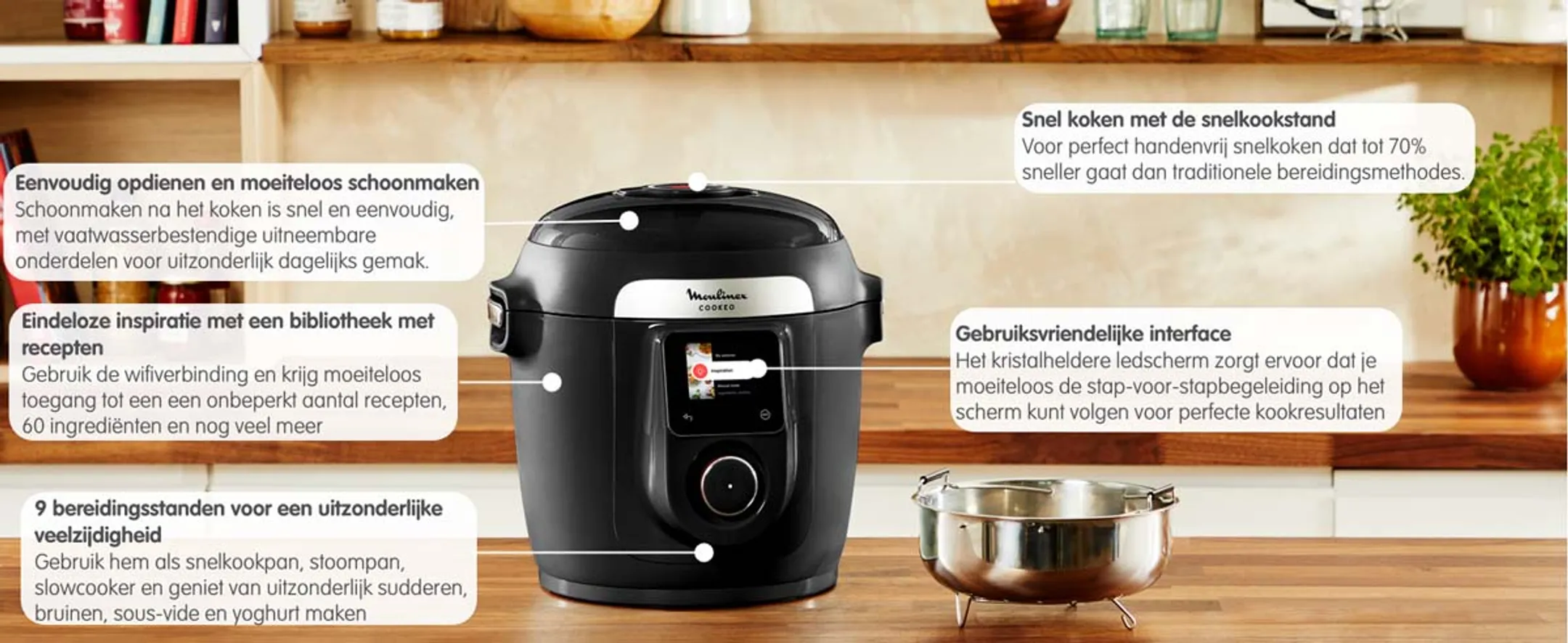 Moulinex Multicooker Cookeo 9-in-1 CE952810