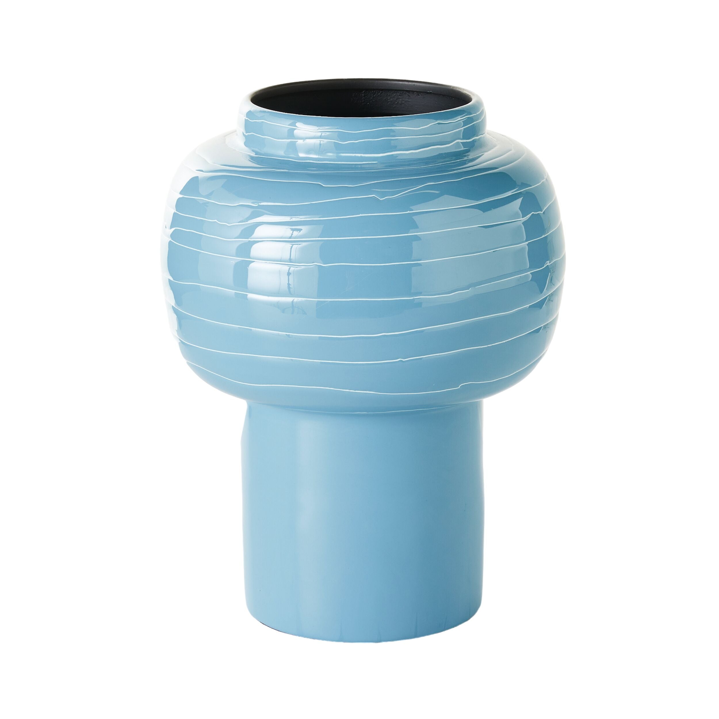 Sarra Vase Blue 20x20x26cm