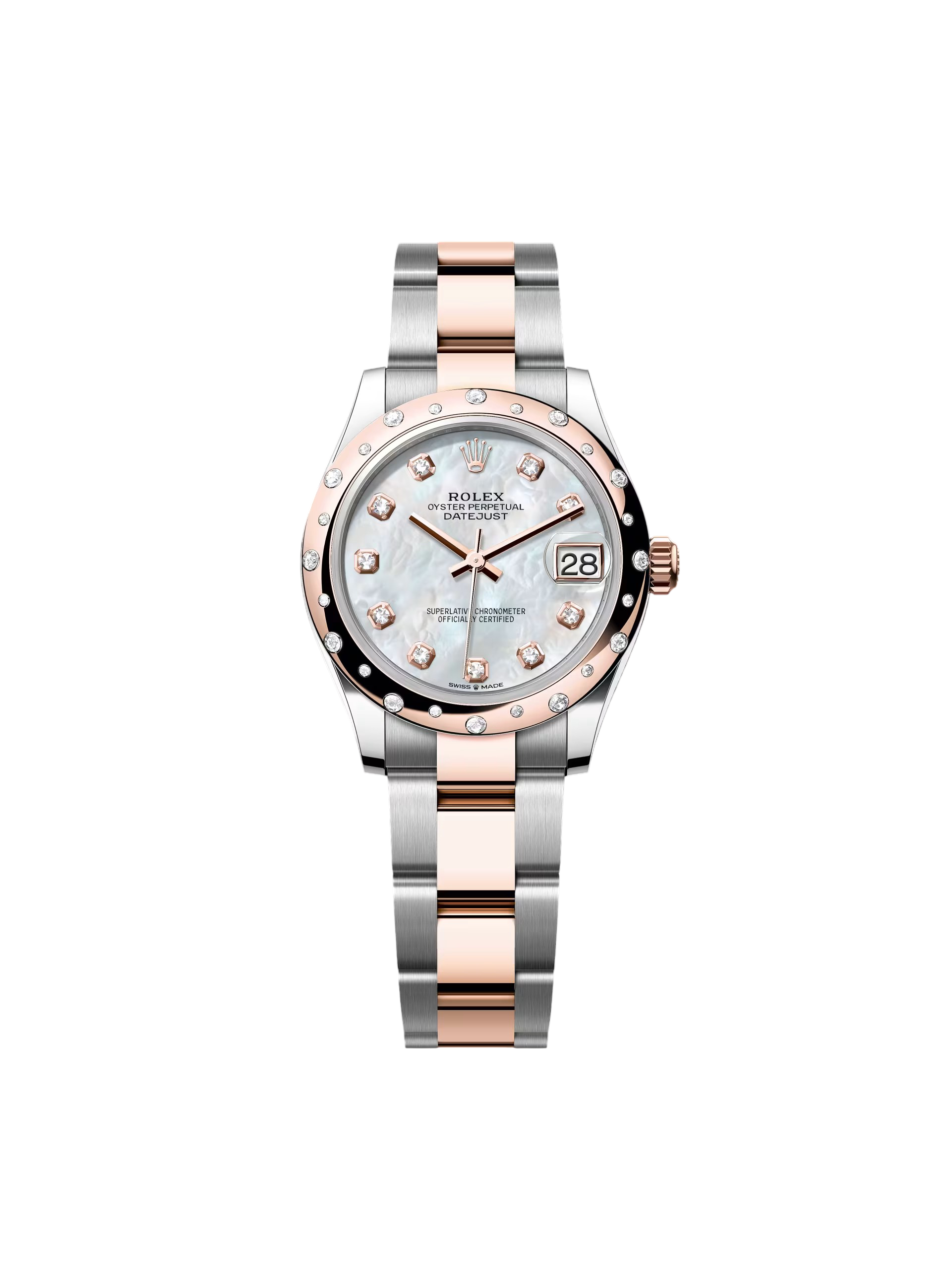 【Super Clone】RLX Datejust m278341-0025/0026 Mother-of-Pearl Dial 31mm Jubilee Bracelet