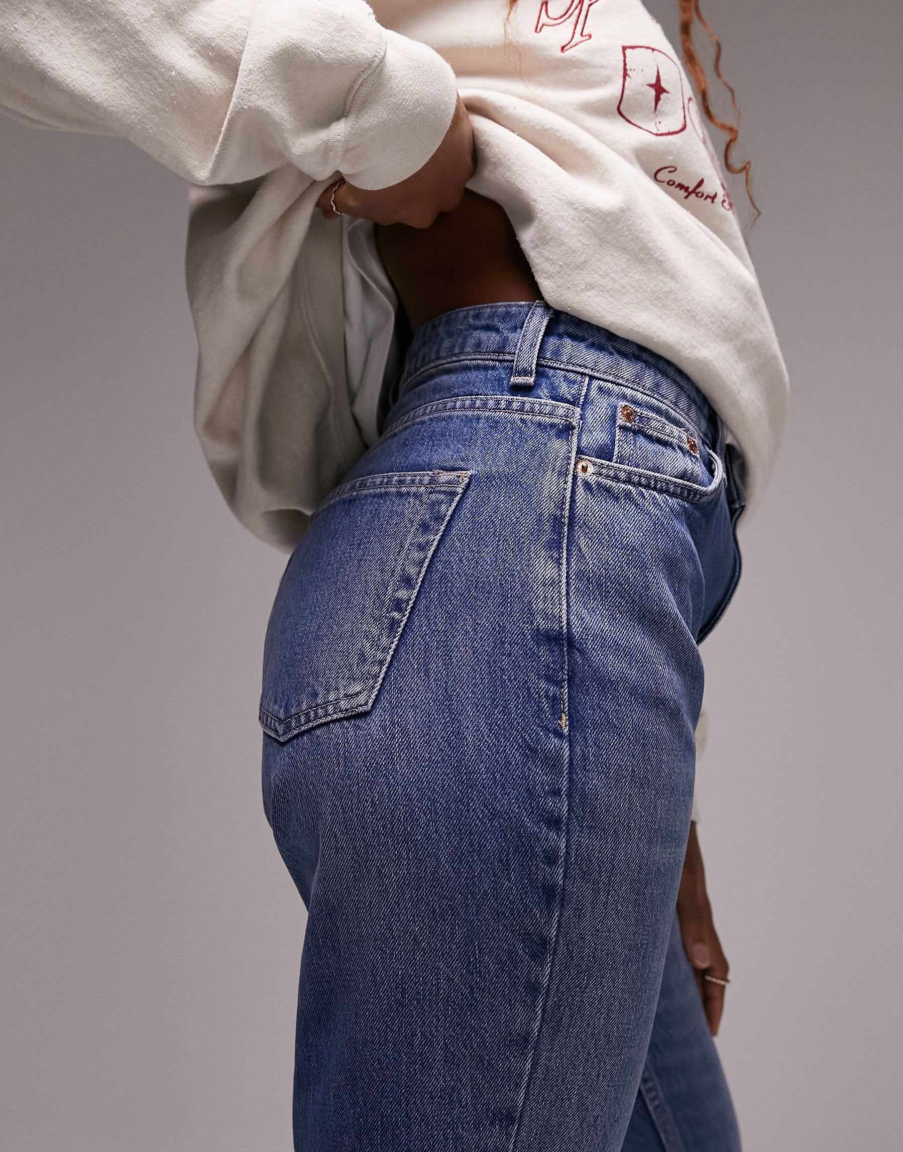 VERO MODA® TOPSHOP High waist Mom Fit Jeans