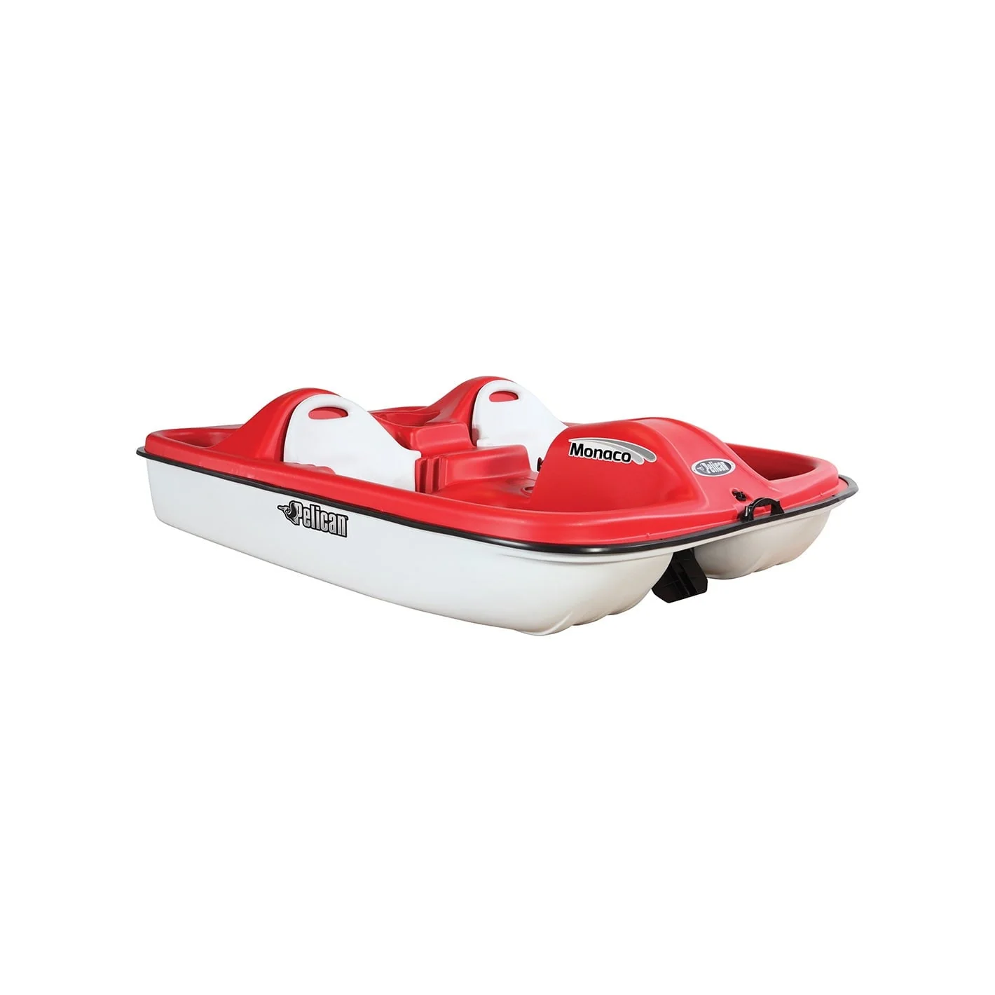 PEDAL BOAT MONACO Adjustable 5 Seat Pedal Boat, Red/White