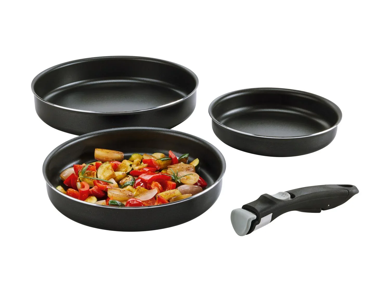 CRIVIT Set de casseroles en aluminium ou poles en aluminium