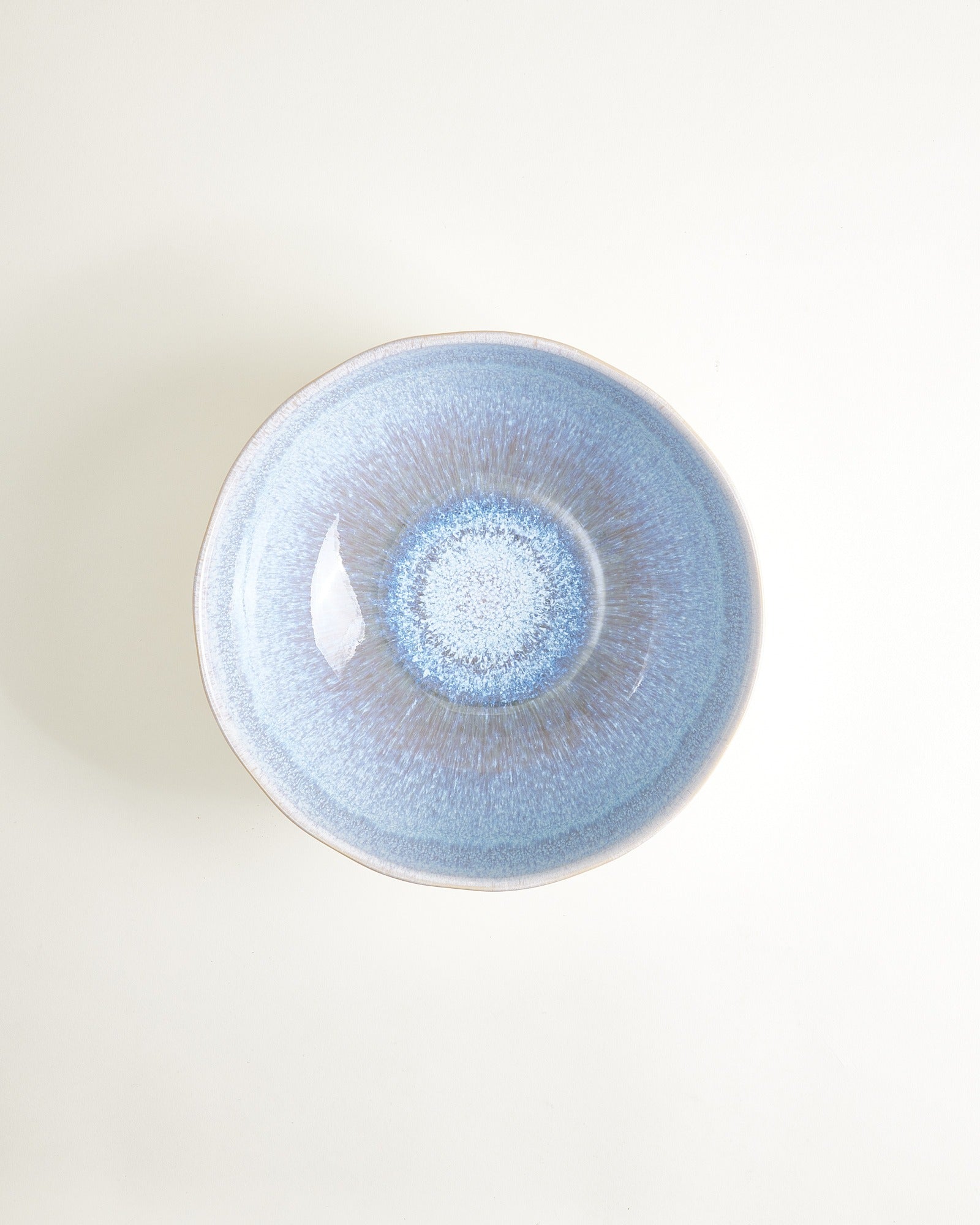 MELIDES - SERVING BOWL STONEBLUE