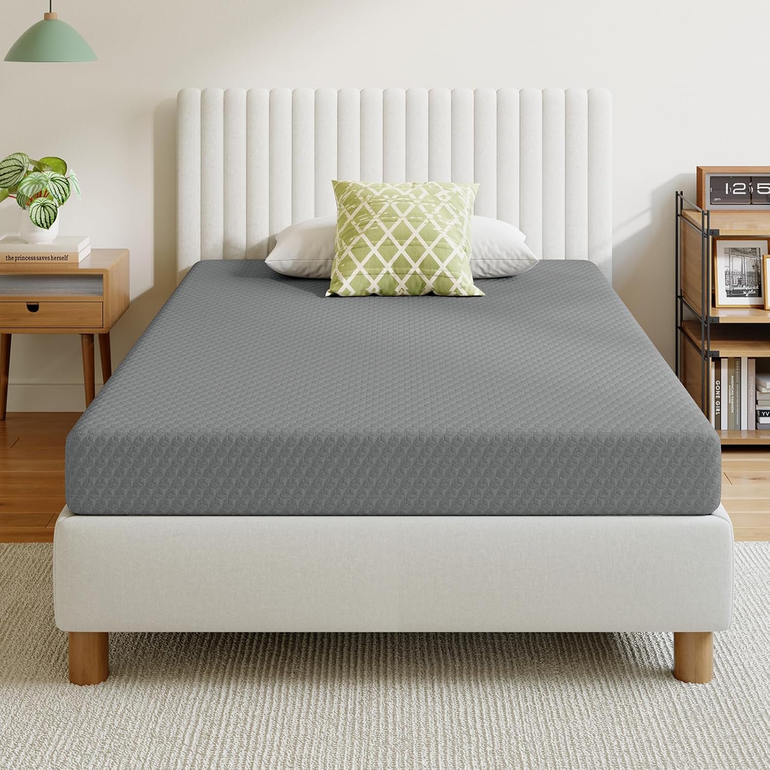 Matelas Novilla Queen 30 cm, matelas en mousse à mémoire de forme Queen pour un sommeil frais et un soulagement des points de pression, matelas en mousse à température équilibrée pour une dissipation optimale de la chaleur, matelas certifié CertiPUR-