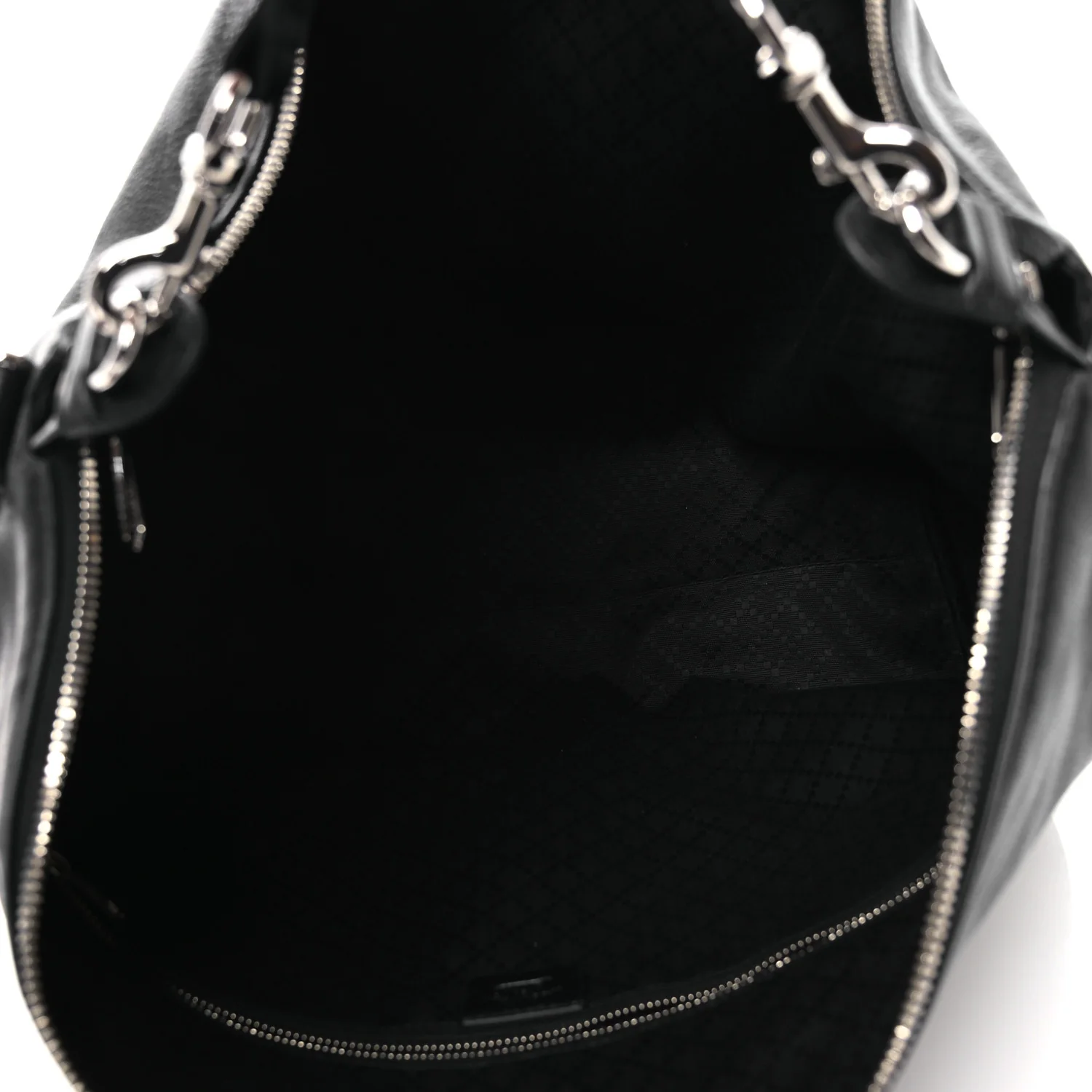 Grained Calfskin Medium Brea Crossbody Bag Black