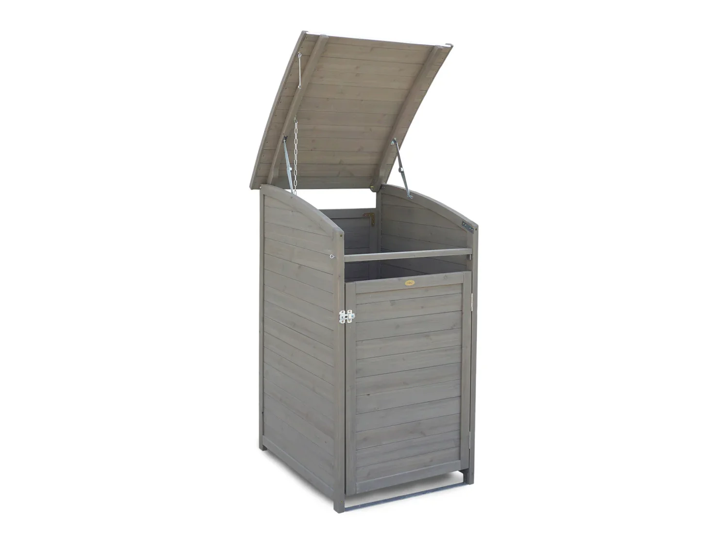 HABAU Cache-poubelle en bois, 120 L