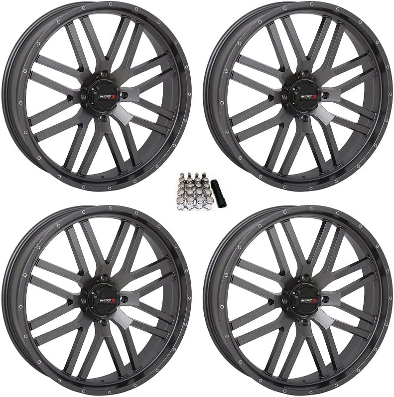 System 3 ST-3 Gunmetal UTV Wheels 22