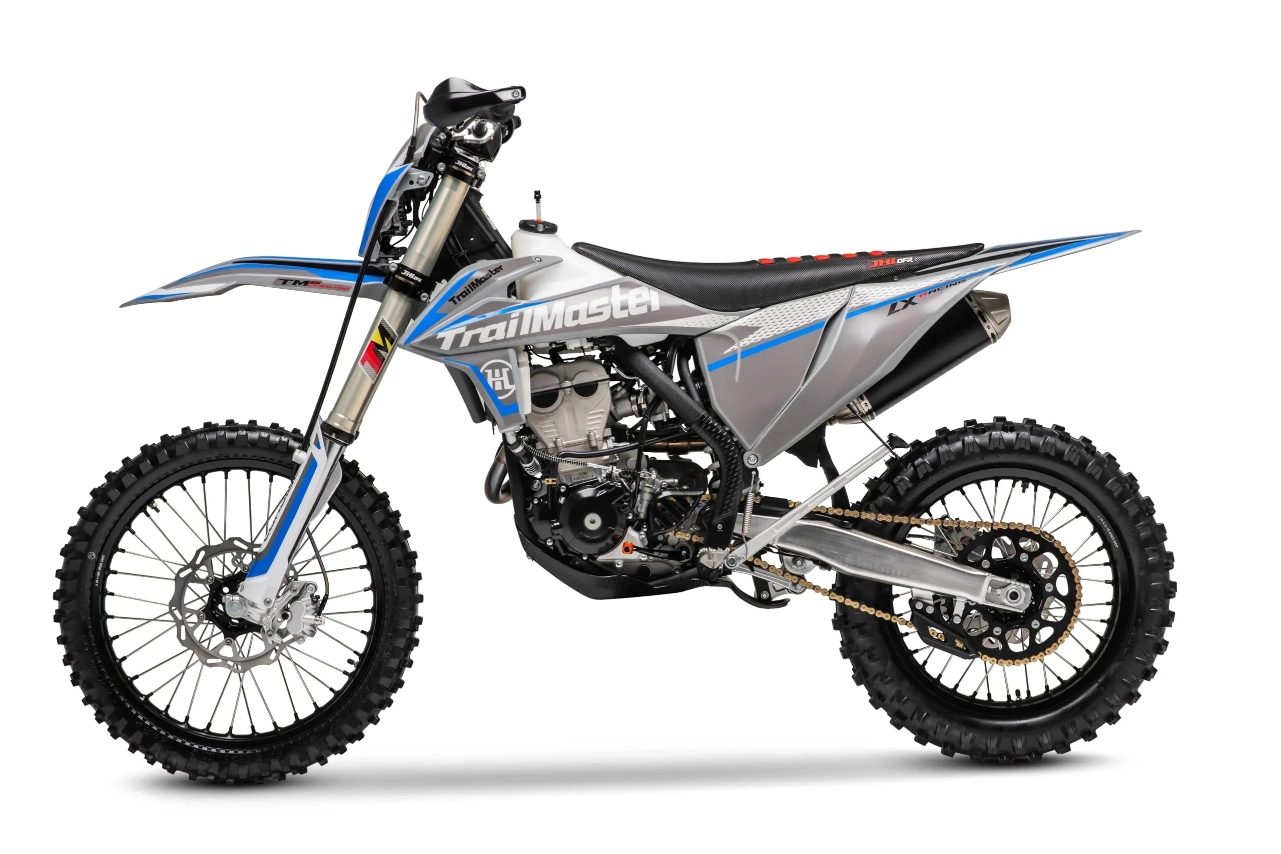 Trailmaster JHL Pro-Series High-Performance LX300 PRO Racing Ready Mid-Size Electric Start Dirt Bike (Red)
